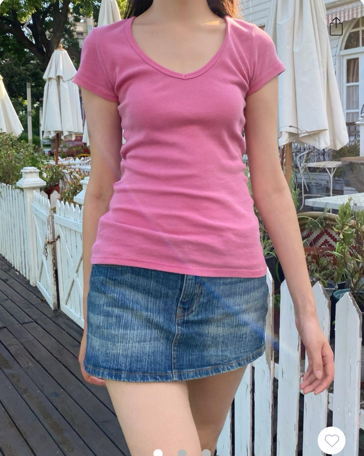BRANDY Safiya Top  -ROSE RED