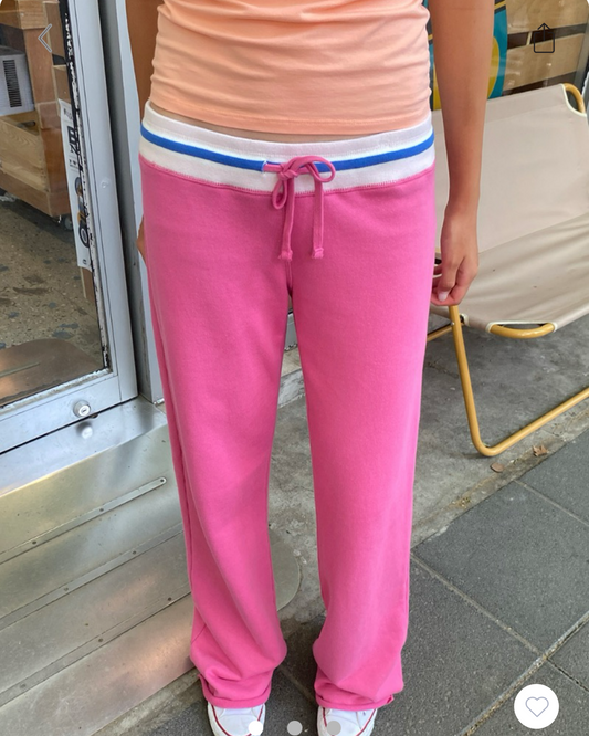 BRANDY Hilary Yoga Pants  -ROSE RED