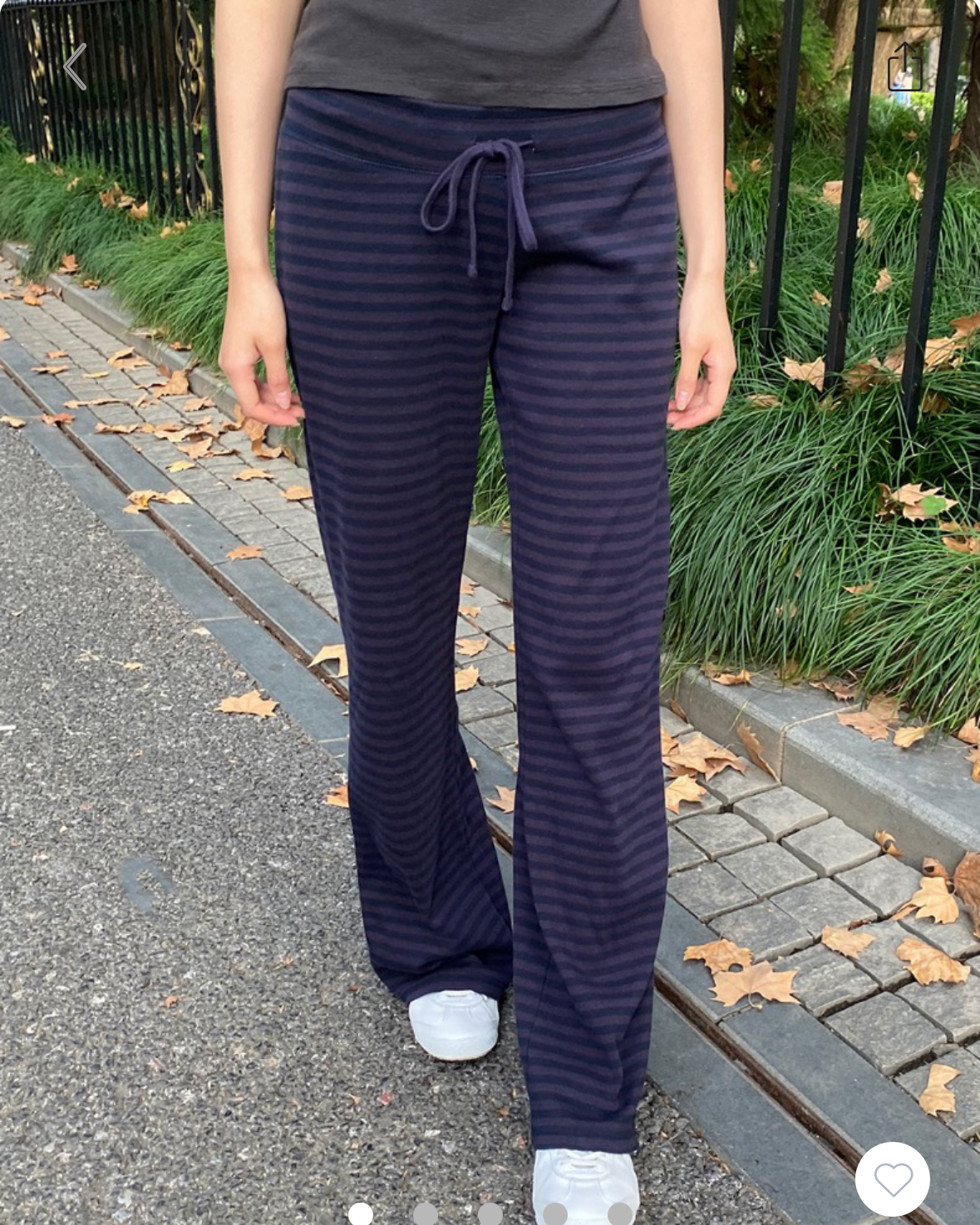 BRANDY Hilary Pants  -NAVY STRIPES