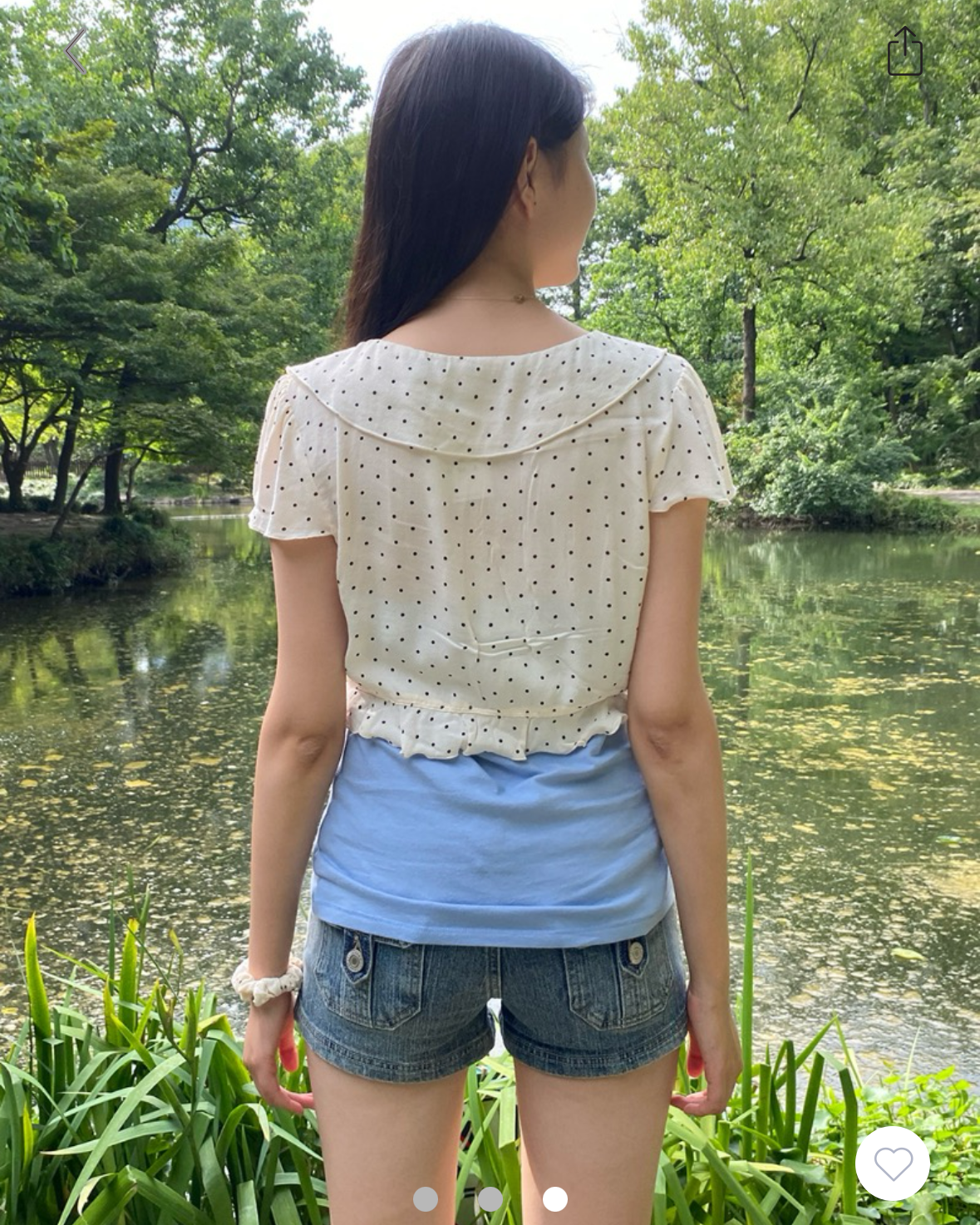 BRANDY Greta Polka Dots Top