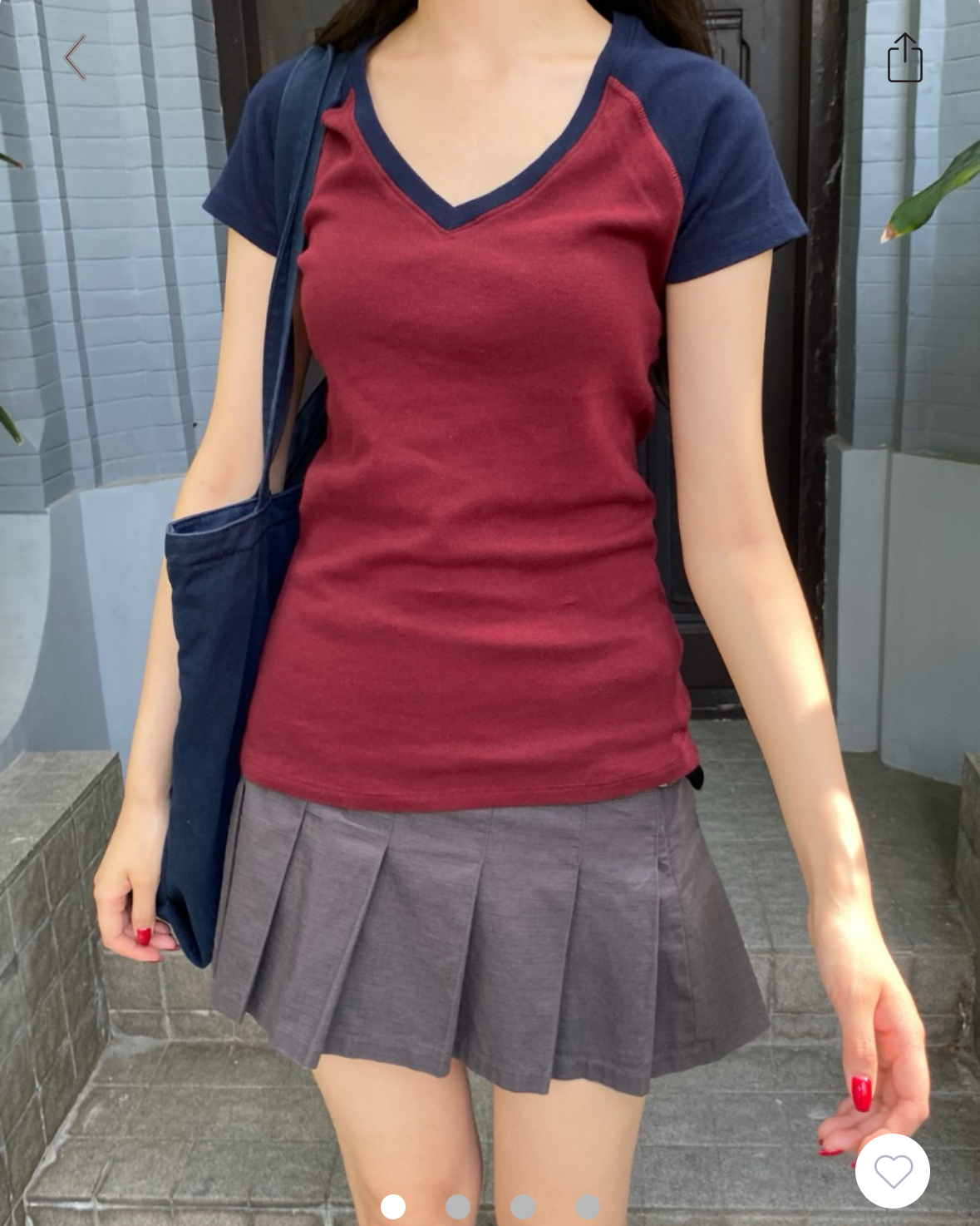 BRANDY Bella Top- red