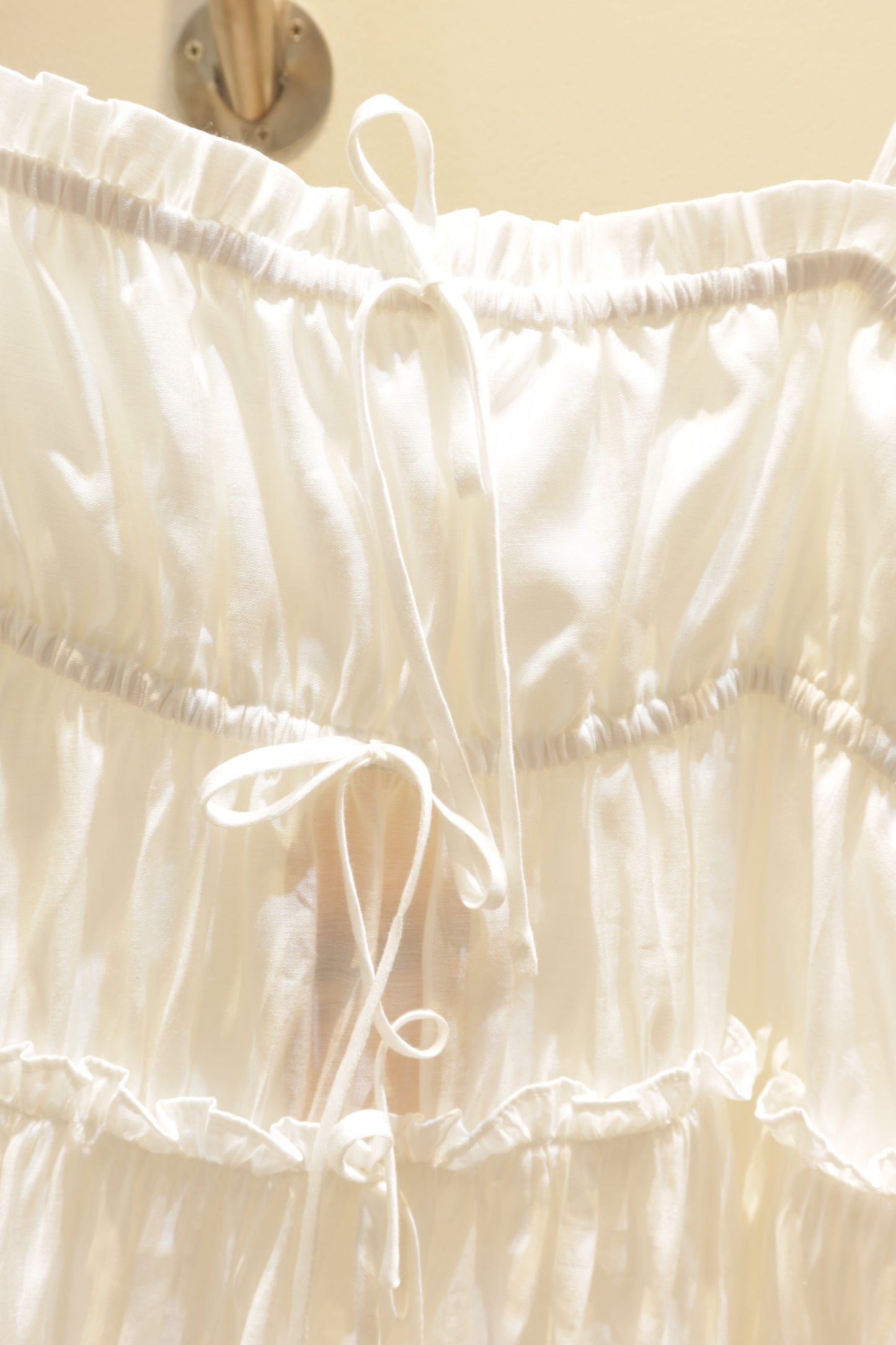Layered ruffled flowy top
