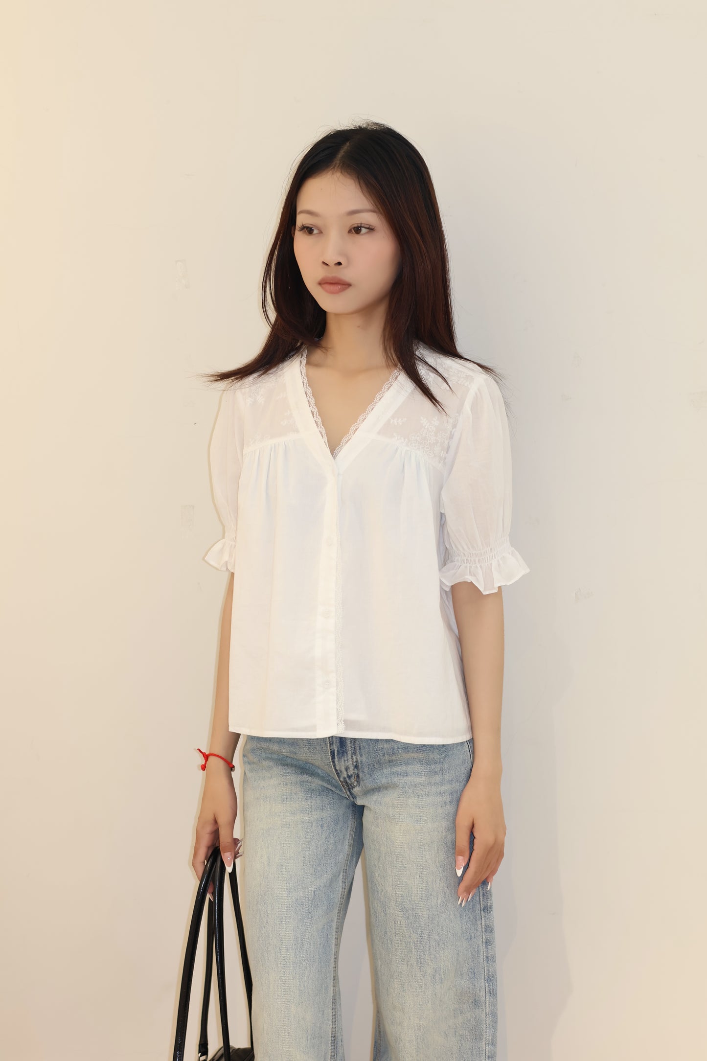 THIN Short sleeve flowy blouse