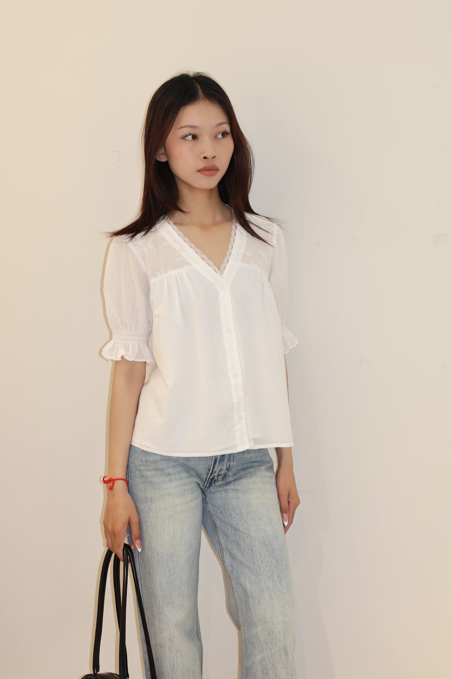 THIN Short sleeve flowy blouse