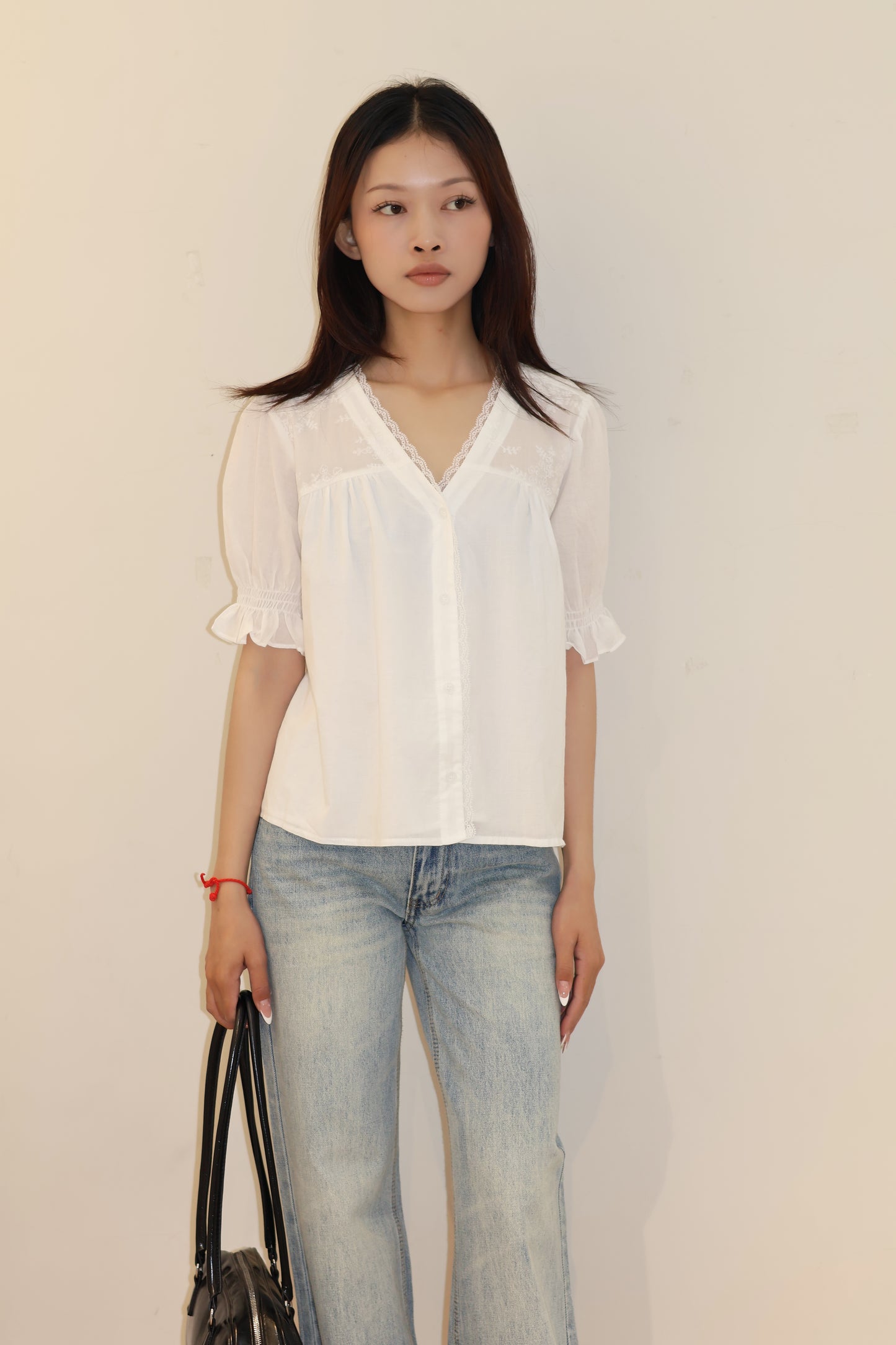 THIN Short sleeve flowy blouse
