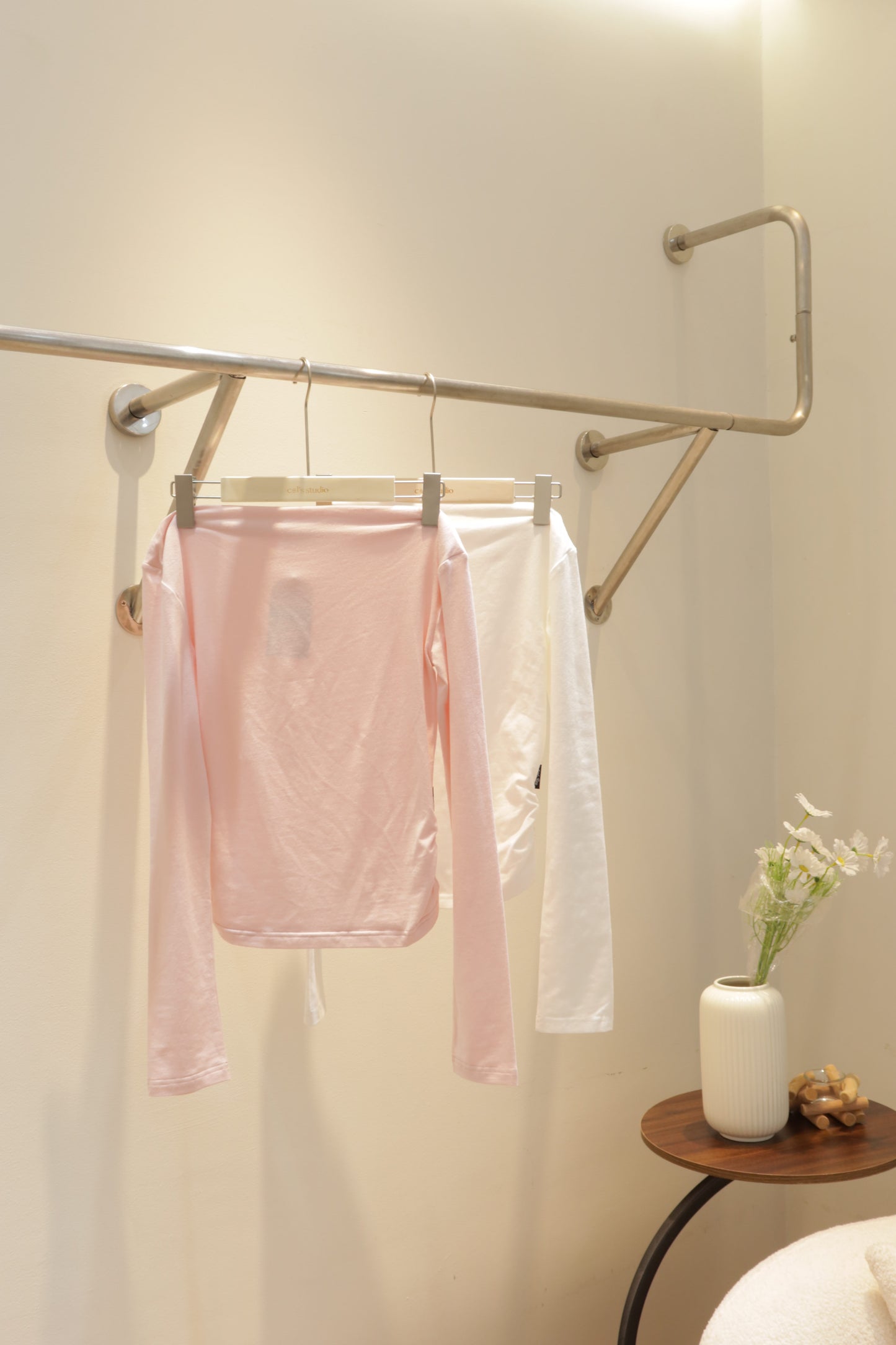 Boat neck long sleeve