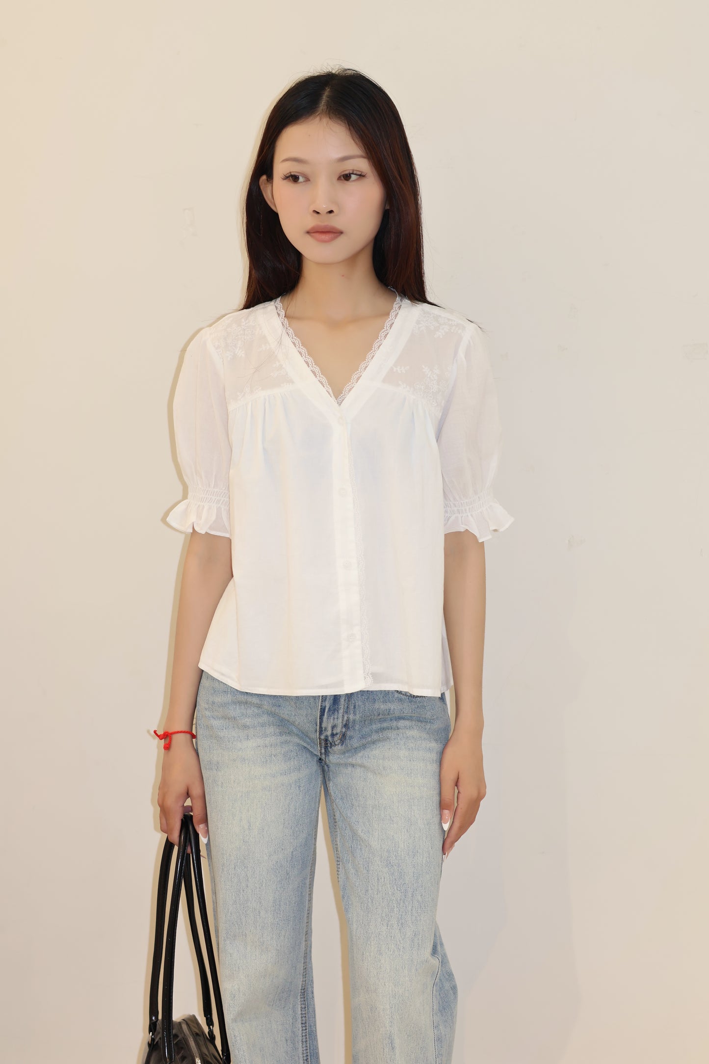 THIN Short sleeve flowy blouse