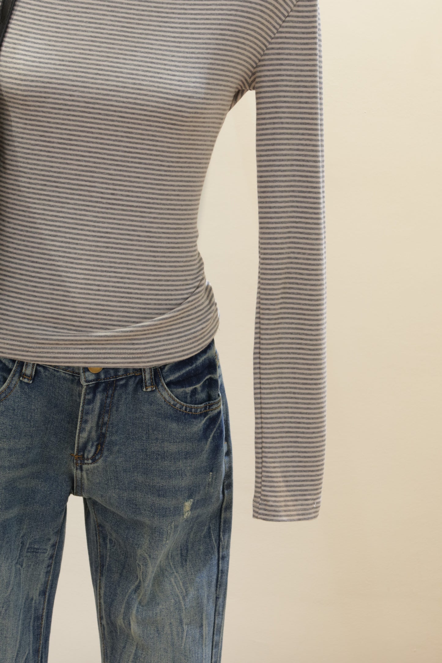 Boat neck long sleeve