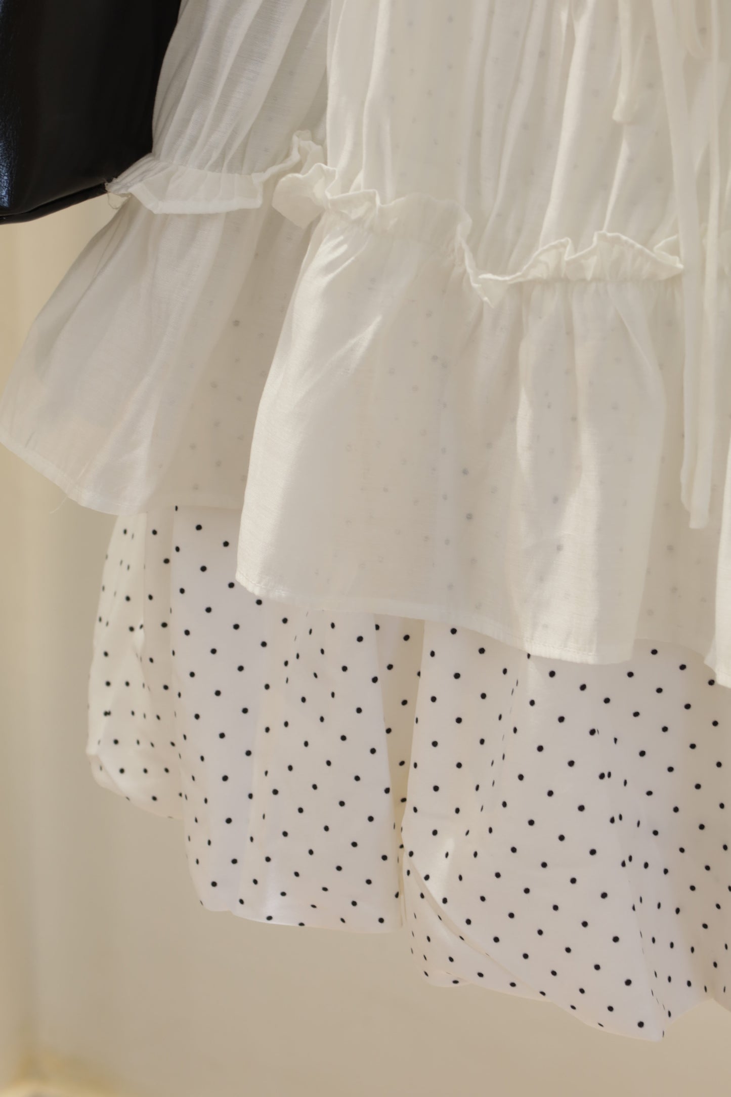 Layered ruffled flowy top
