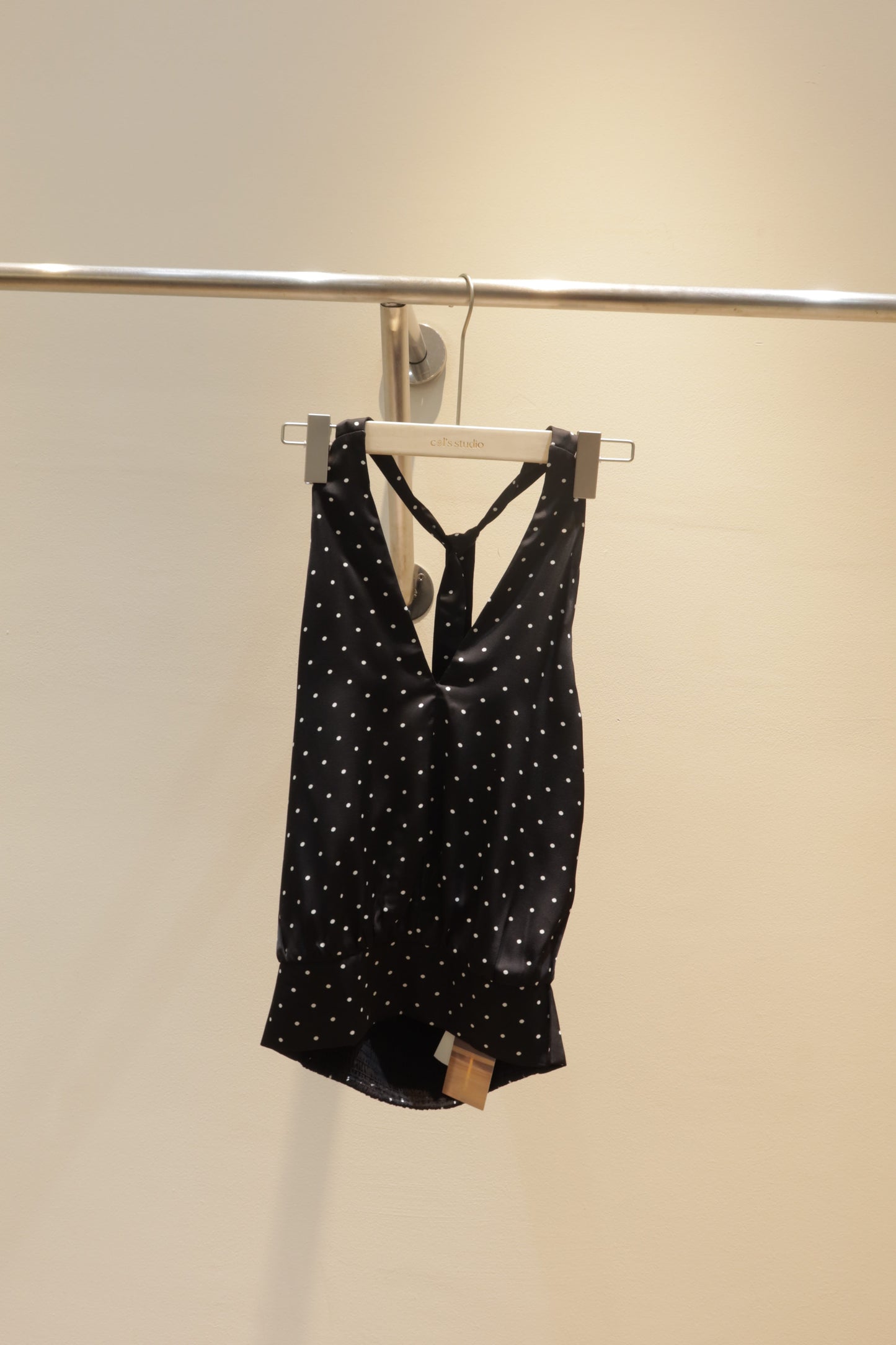 Polkadot halter top