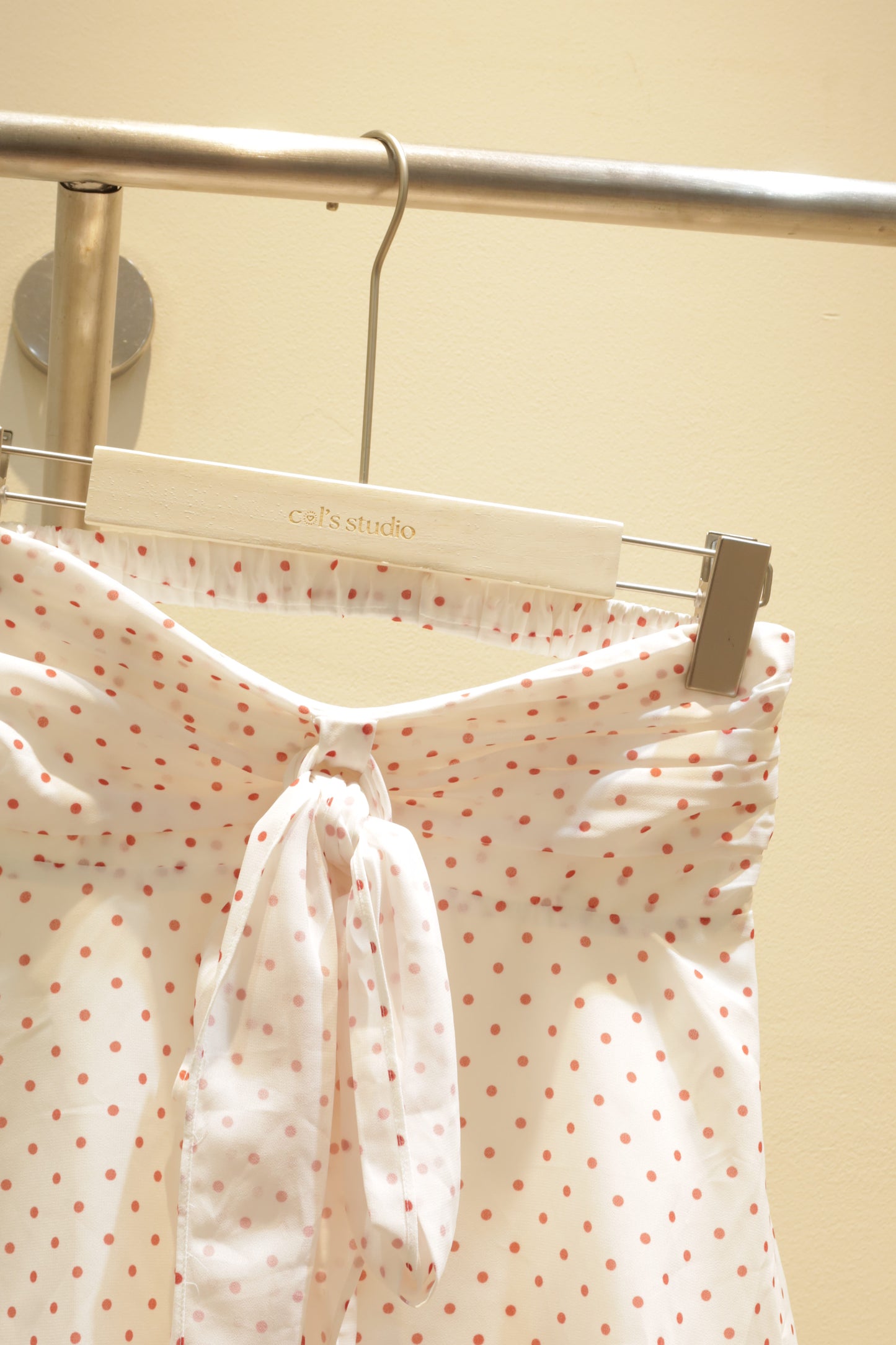 Polkadot tube top