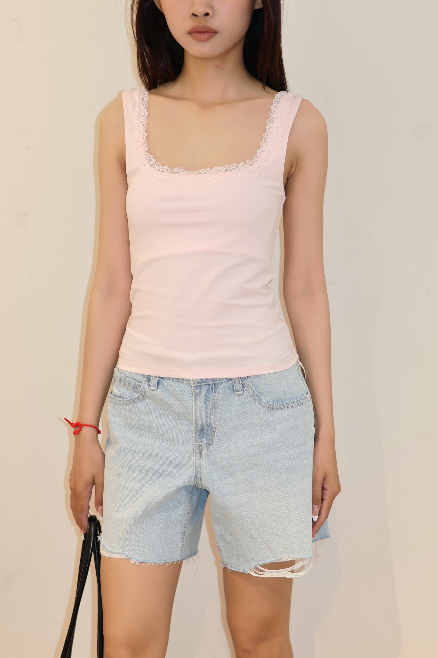 SUBDUED LACE TANK TOP