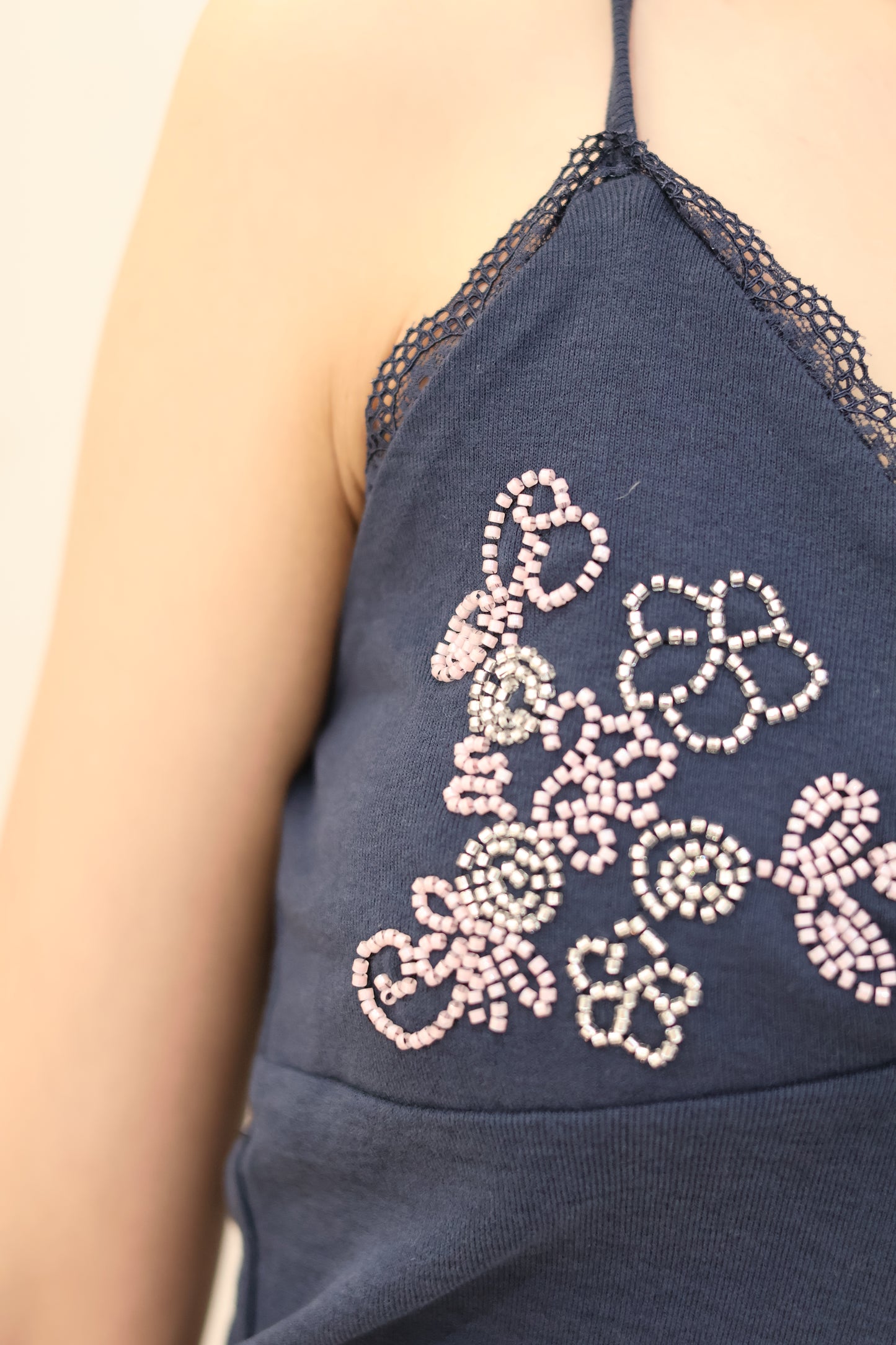 SUBDUED BEADS TANK TOP