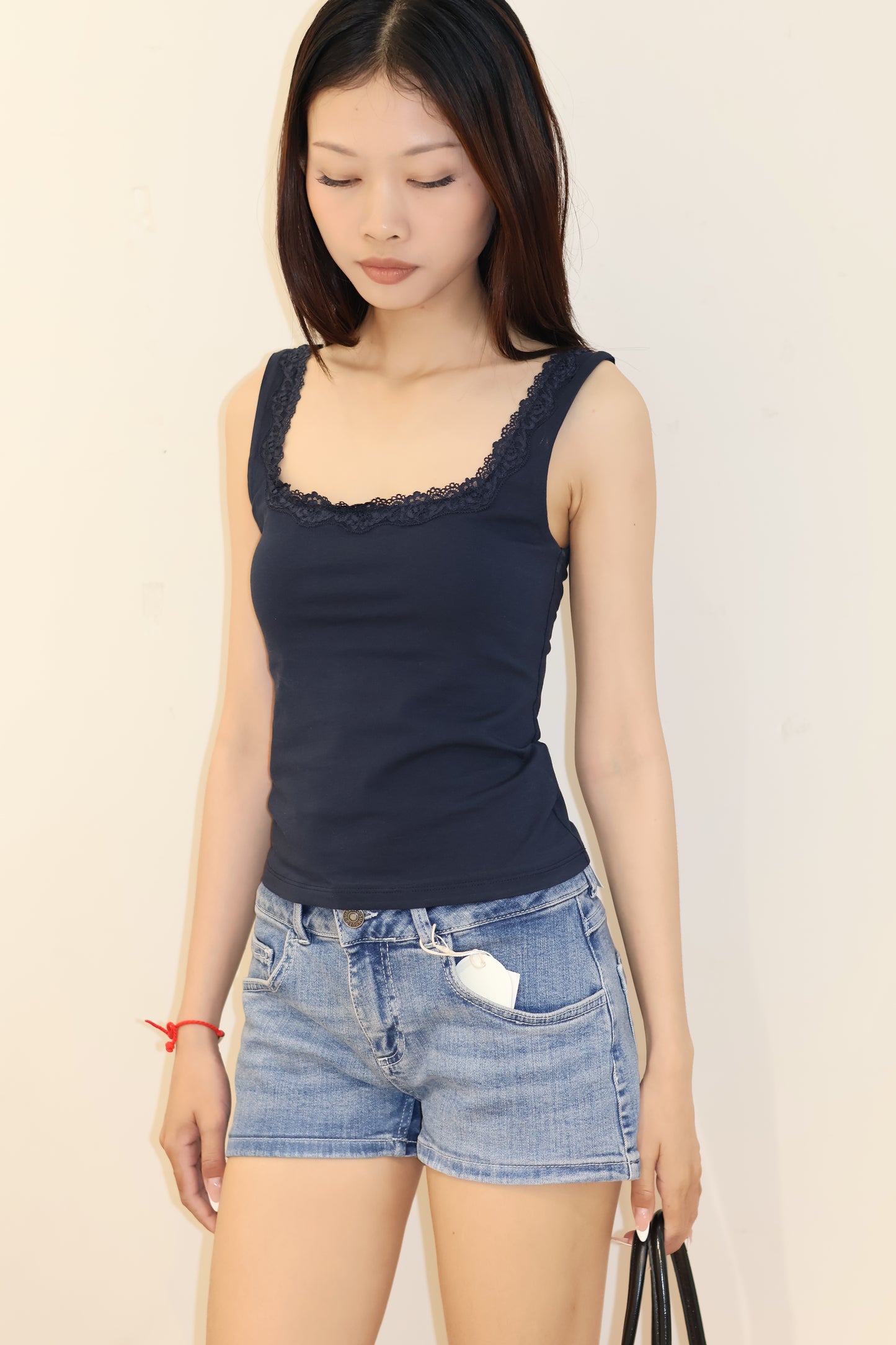 SUBDUED LACE TANK TOP