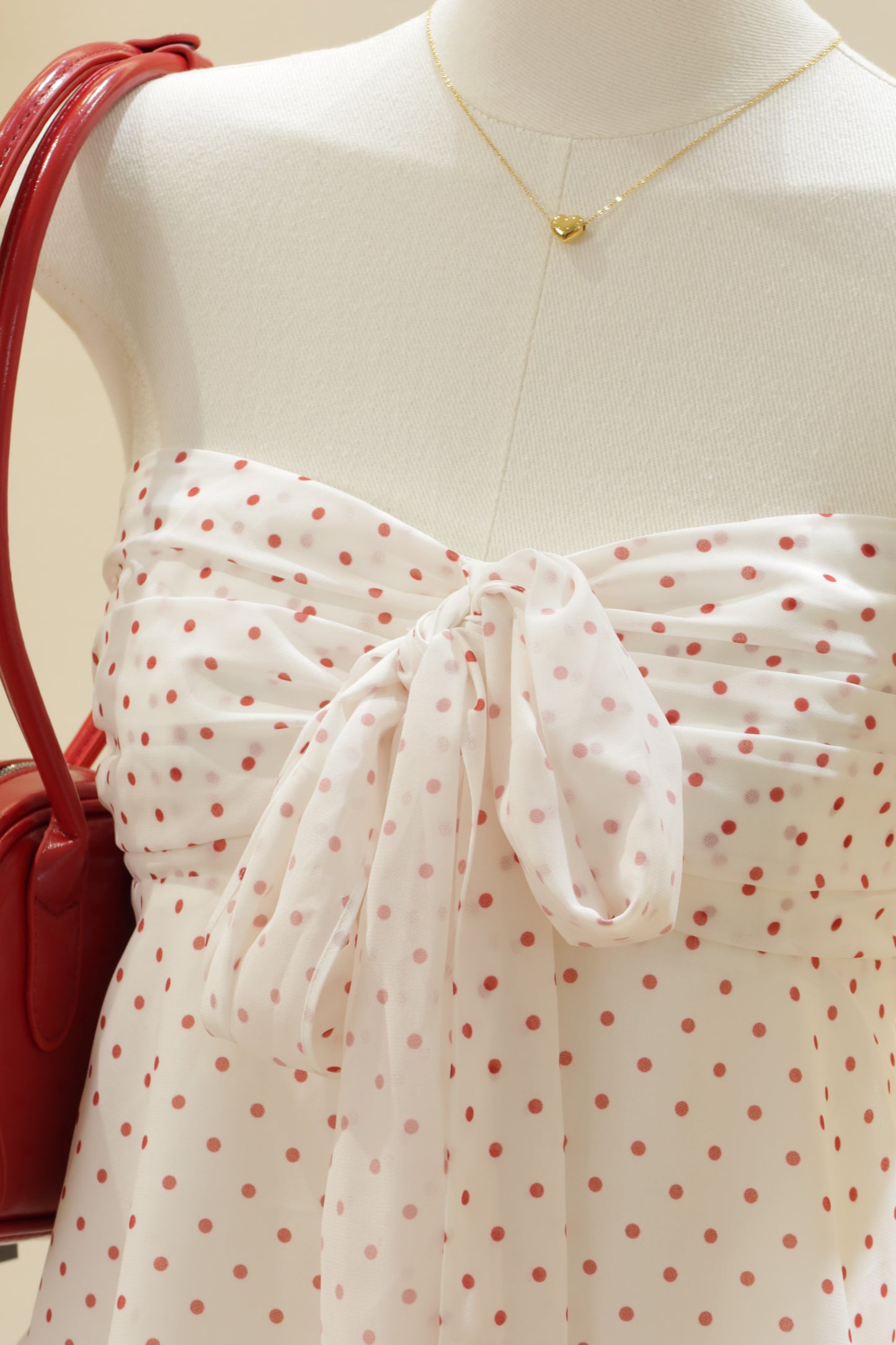 Polkadot tube top