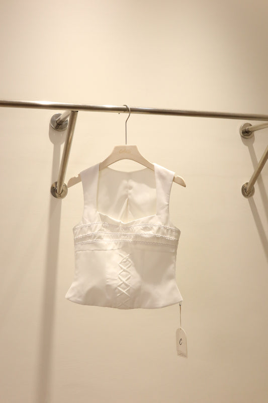 Square neck xx top