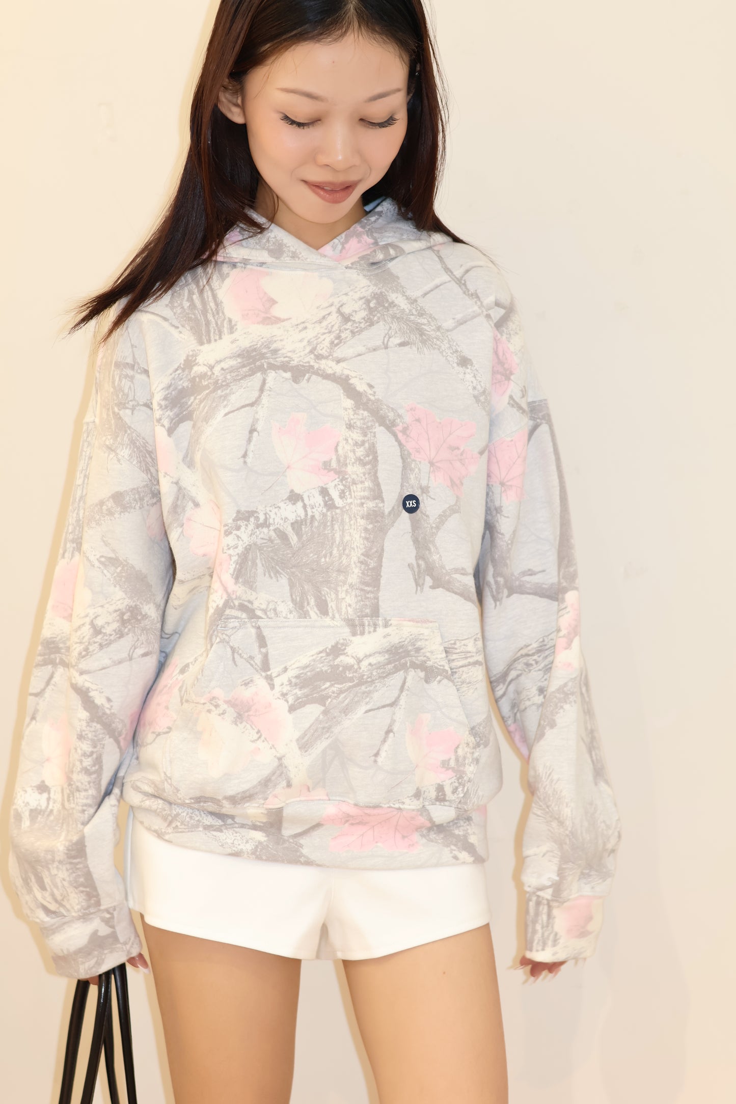 HOLLISTER PINK CAMO HOODIE
