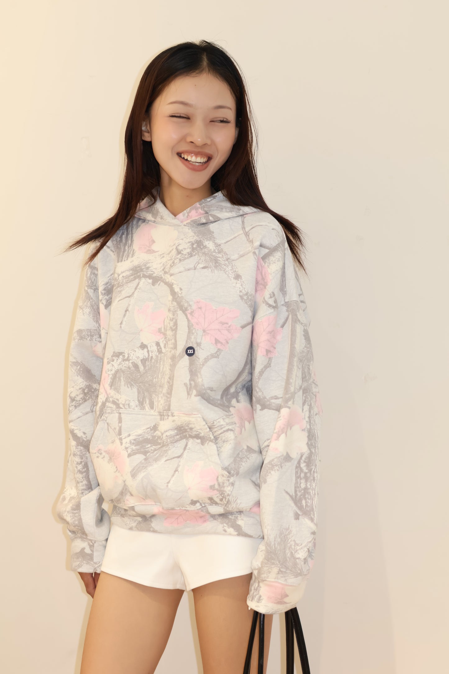 HOLLISTER PINK CAMO HOODIE