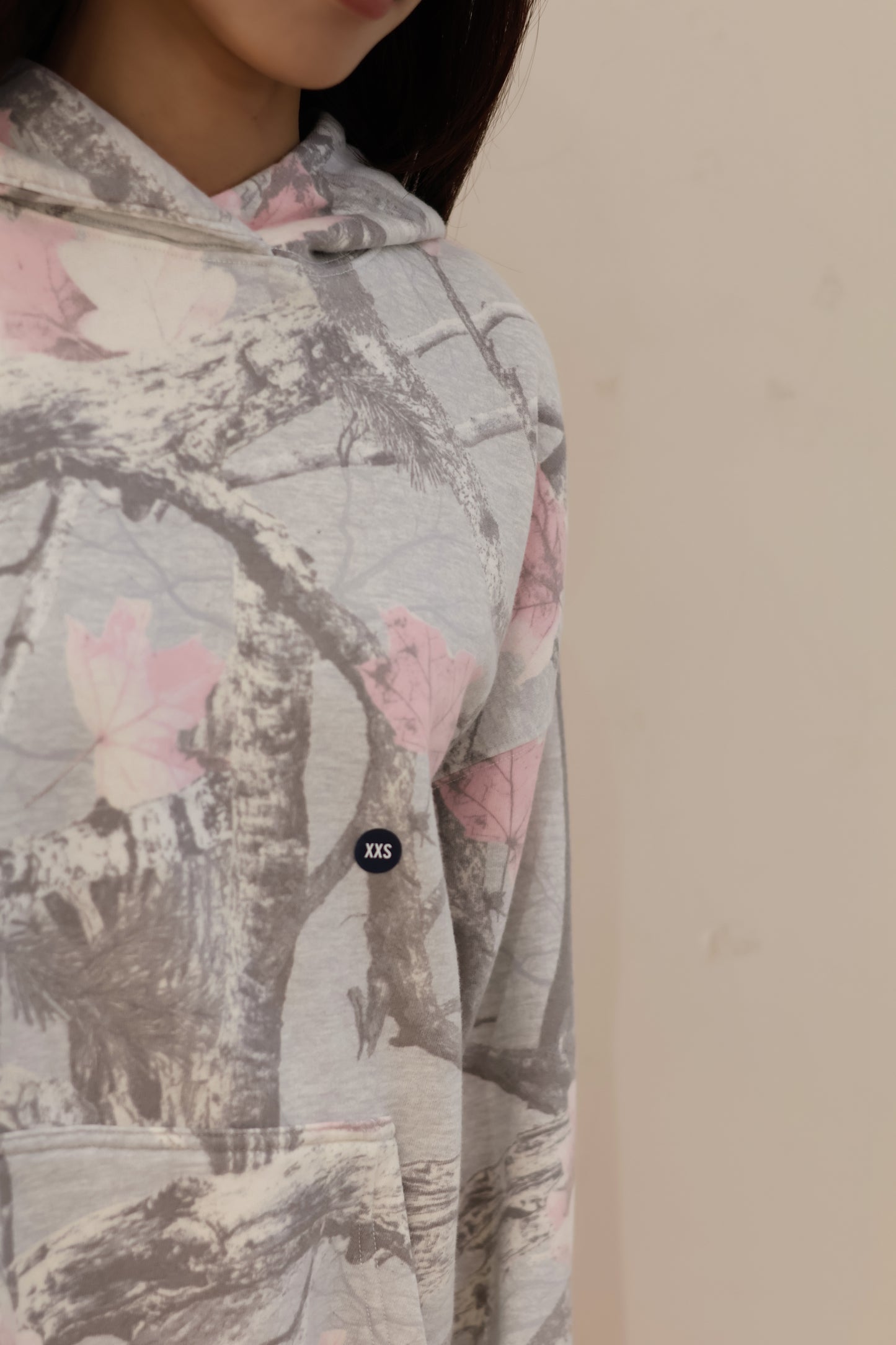 HOLLISTER PINK CAMO HOODIE
