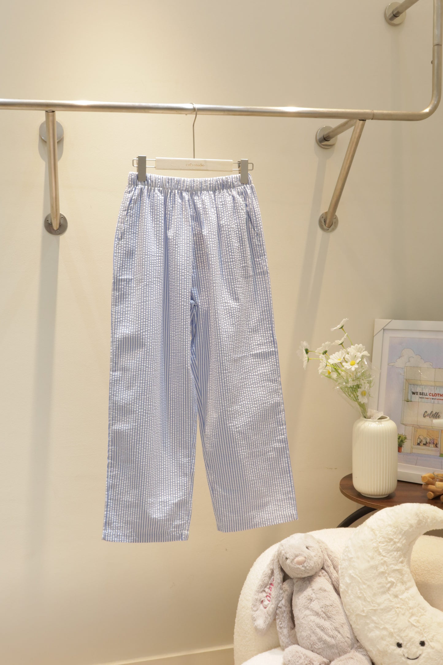 BLUE LONG SUMMER BOTTOMS