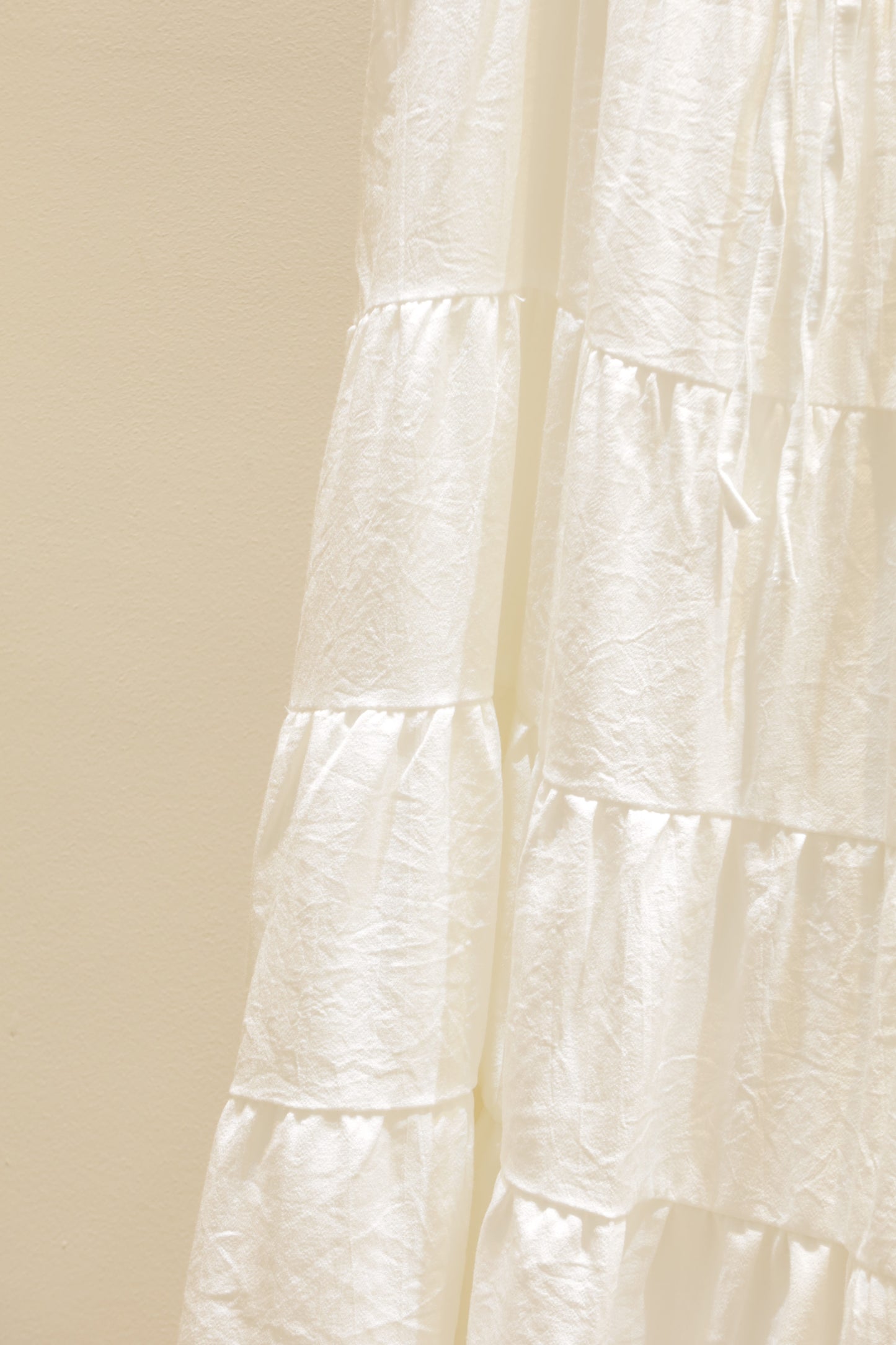 Linen long skirt