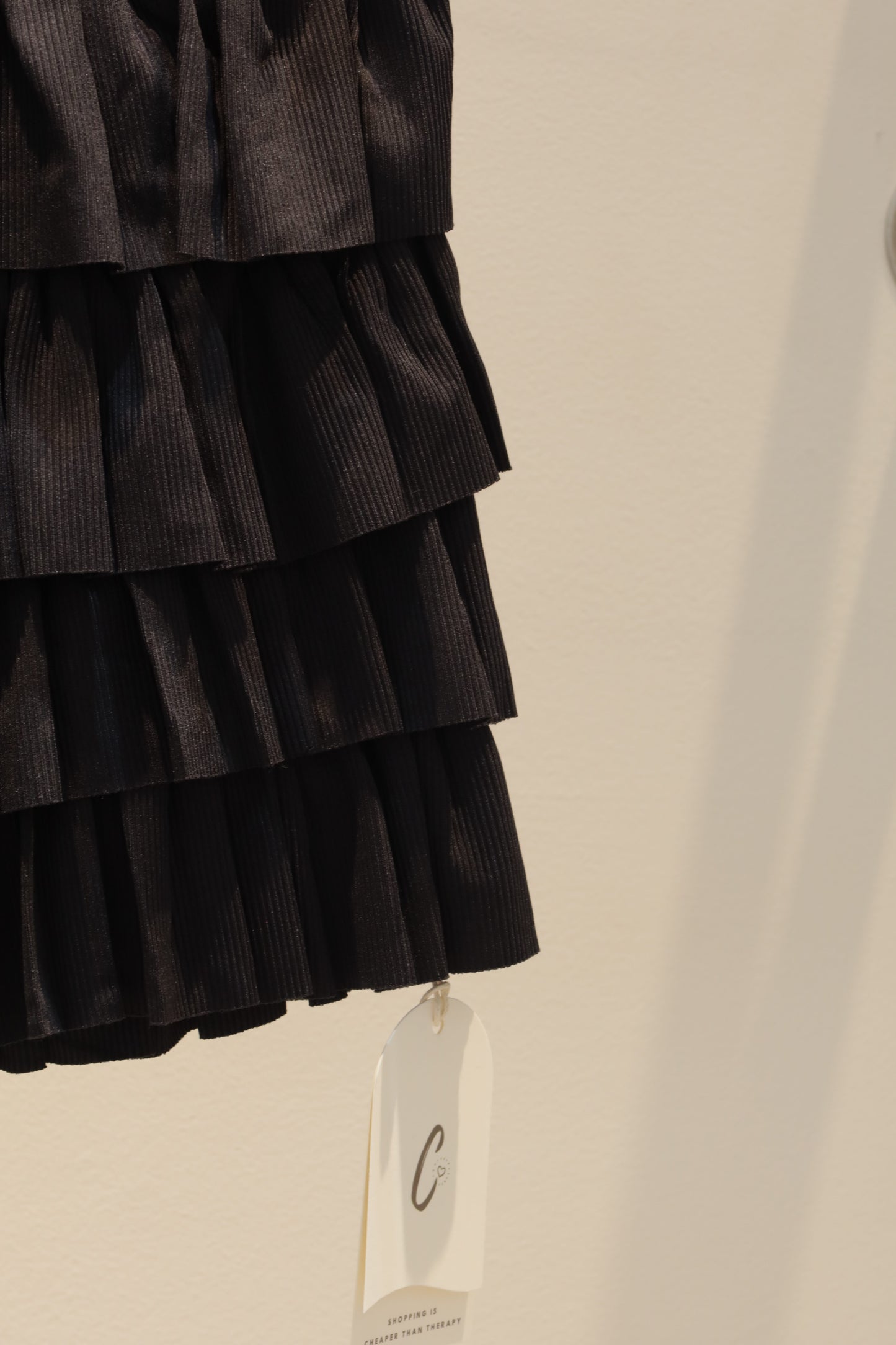 Ruffled mini skirt