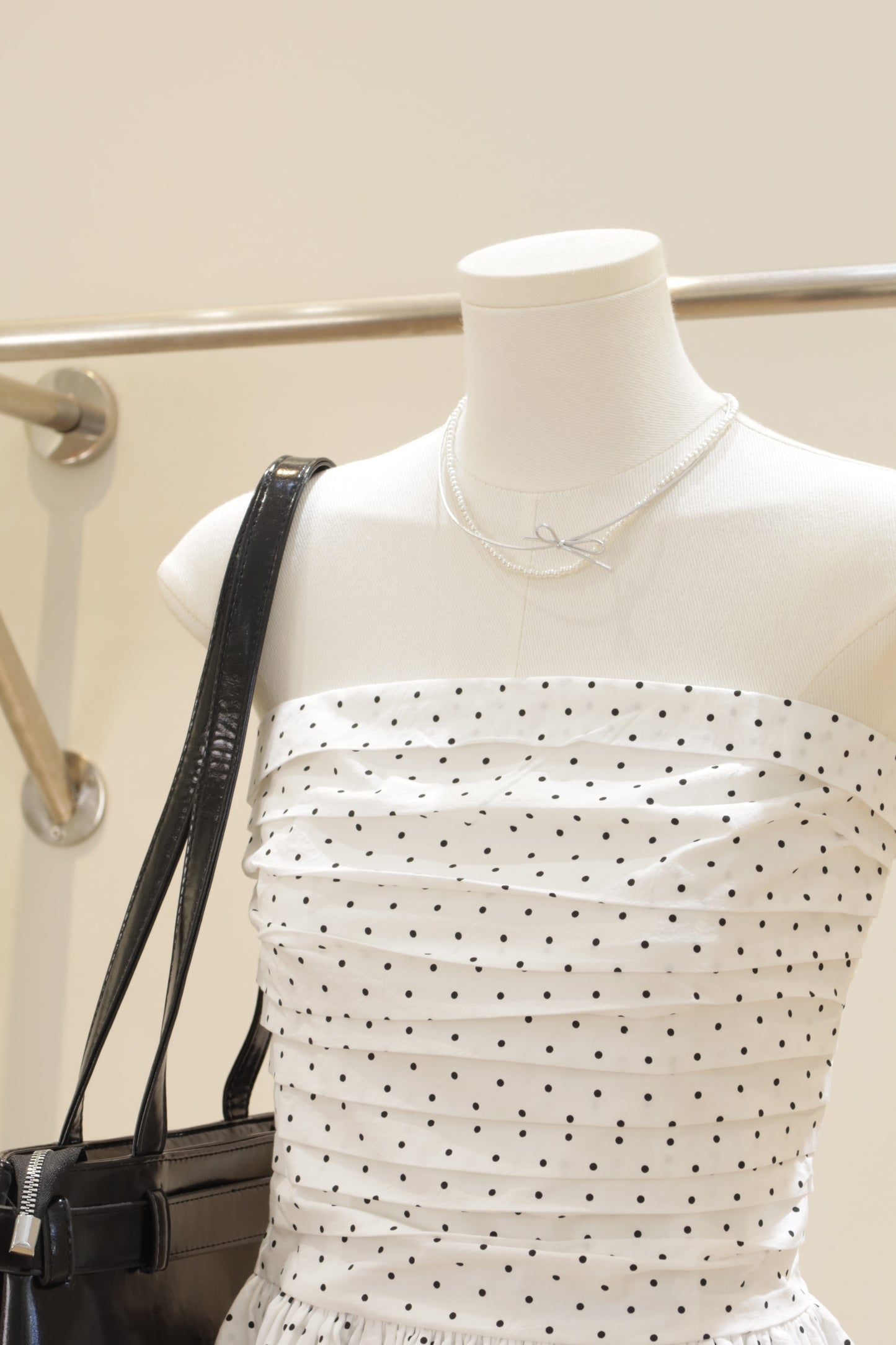 Polkadot tube flowy top