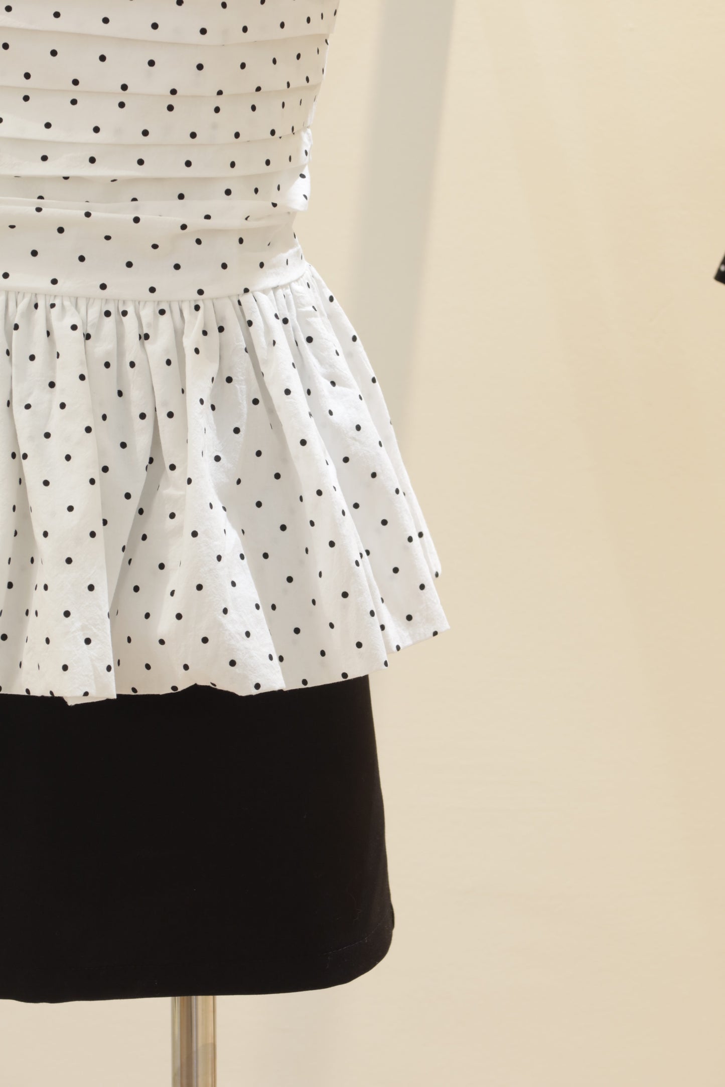 Polkadot tube flowy top