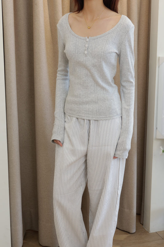 GRAY LONG SUMMER BOTTOM