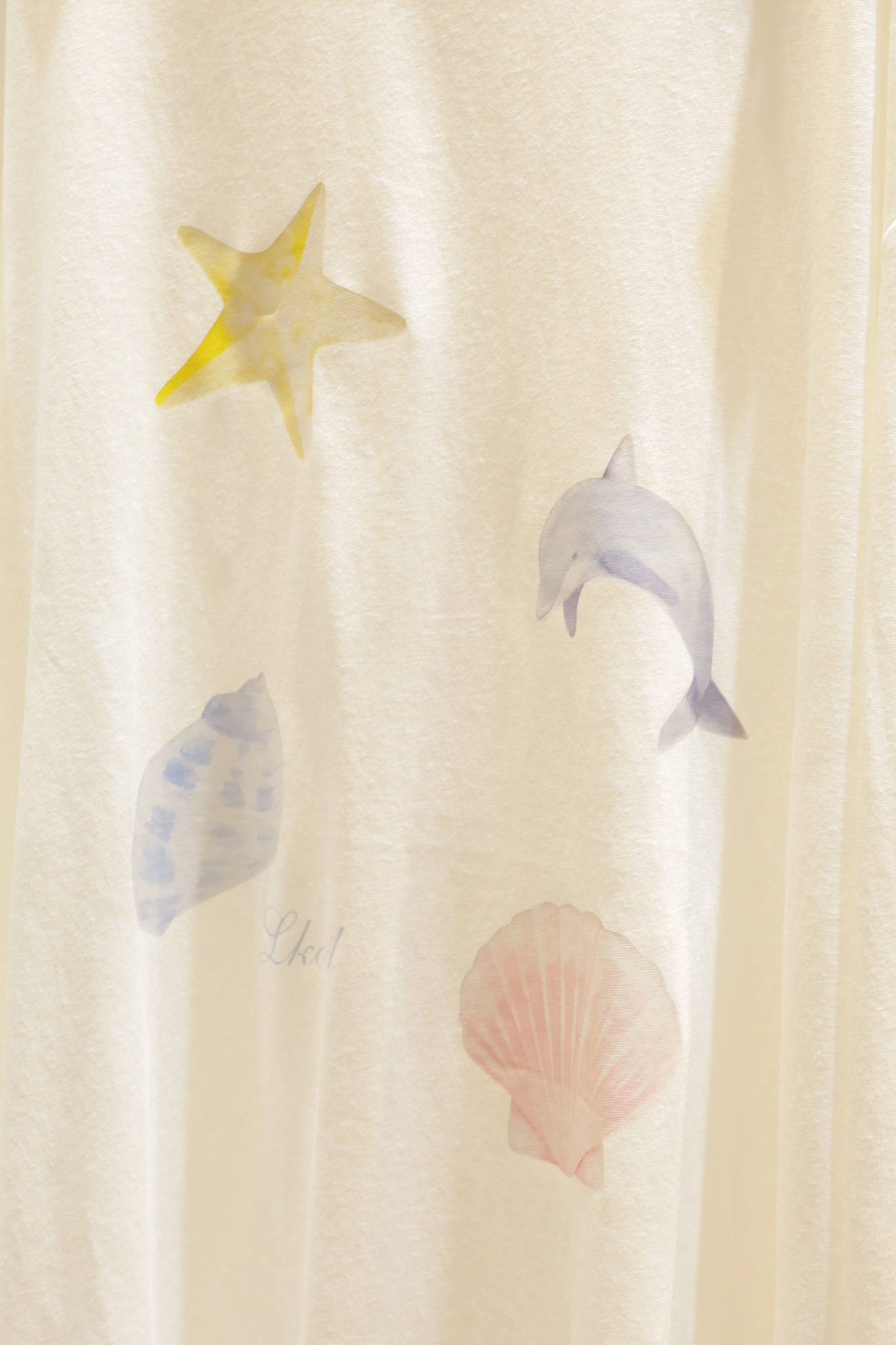 Beach vibes Half shoulder tee