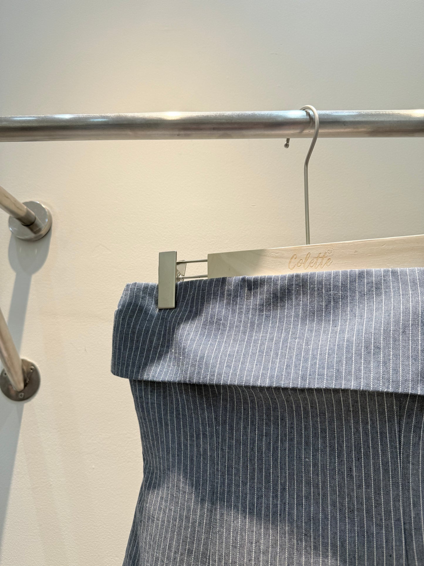 Gray stripes tube top