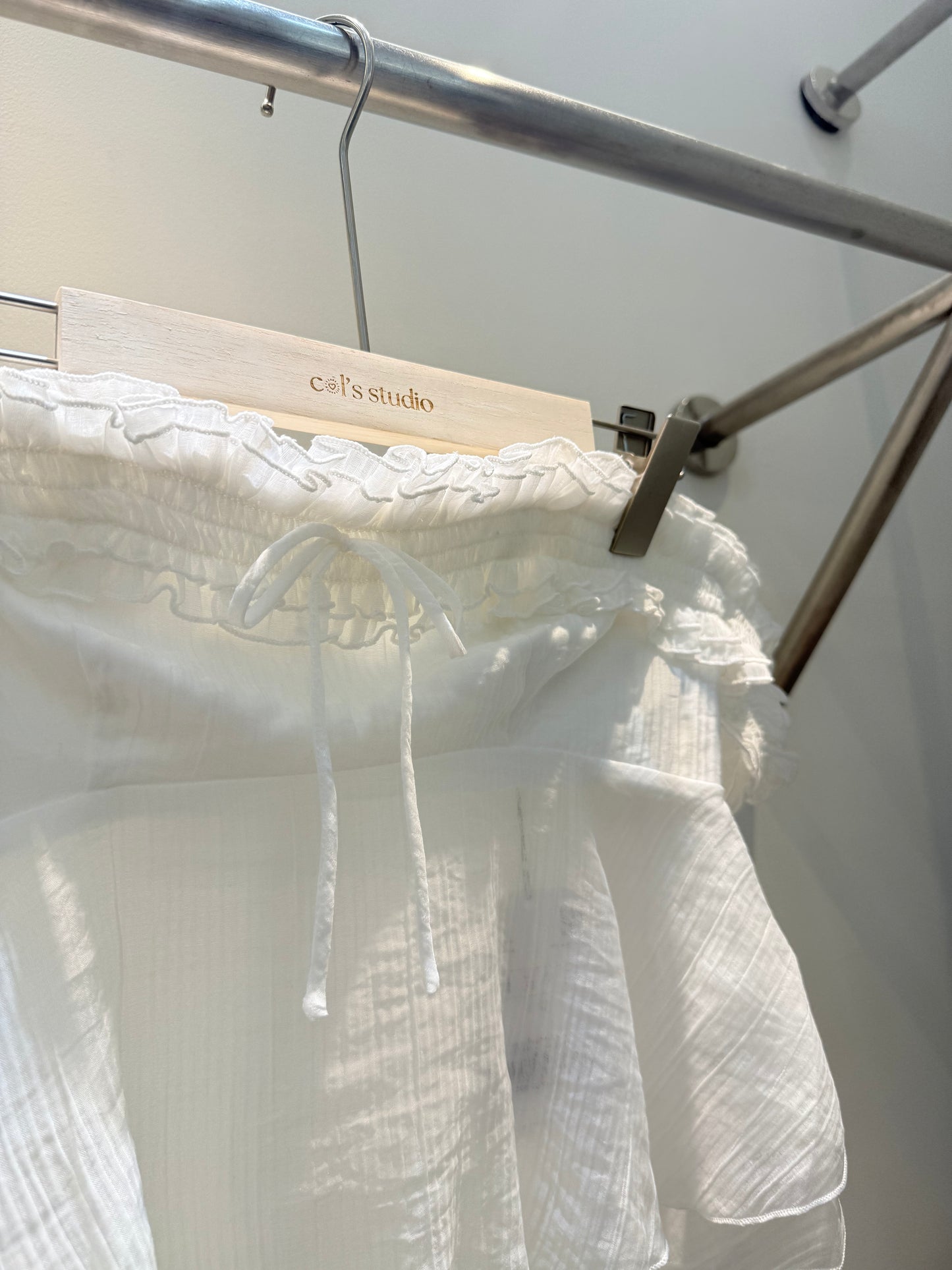 lace design off shoulder top