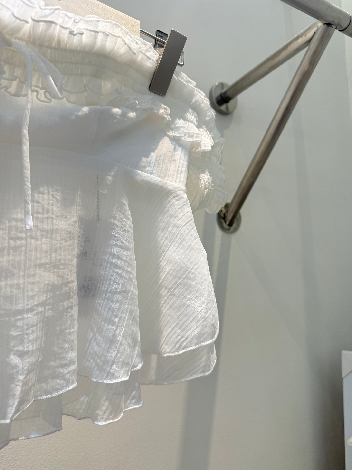 lace design off shoulder top