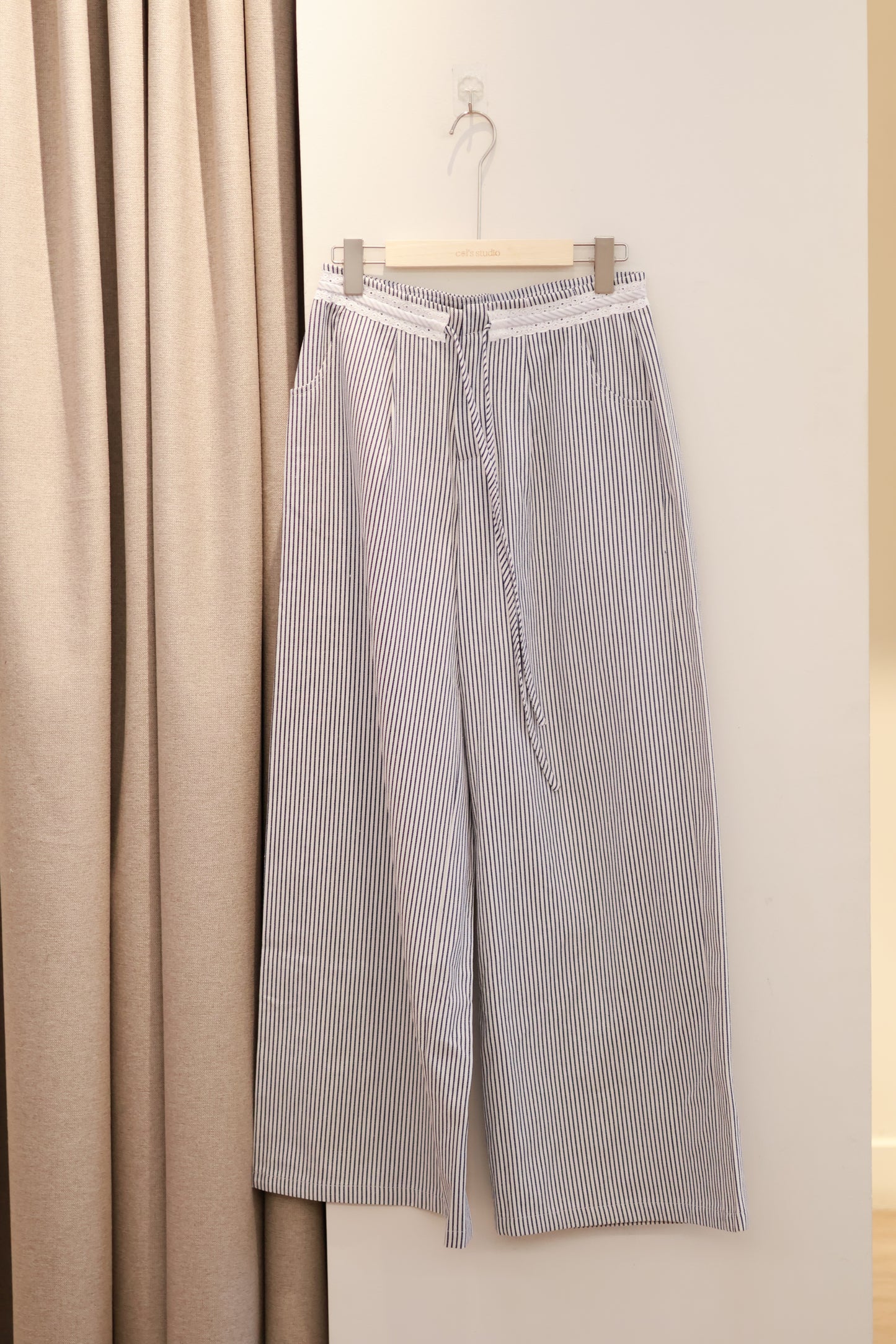 AUD Striped Wide Leg Pants