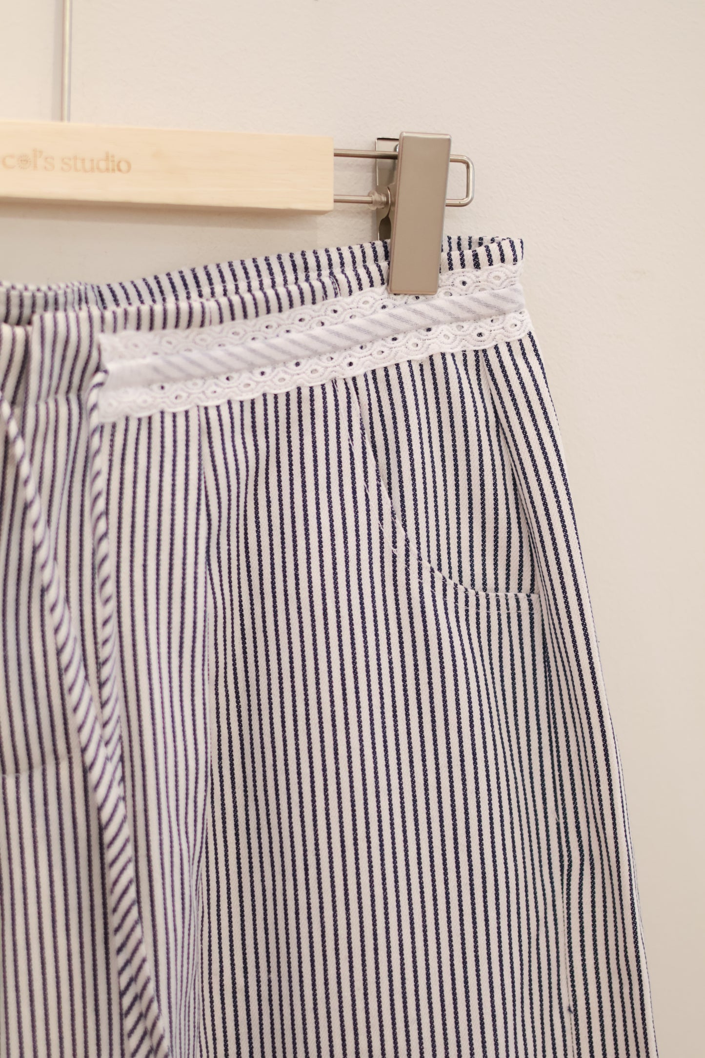 AUD Striped Wide Leg Pants