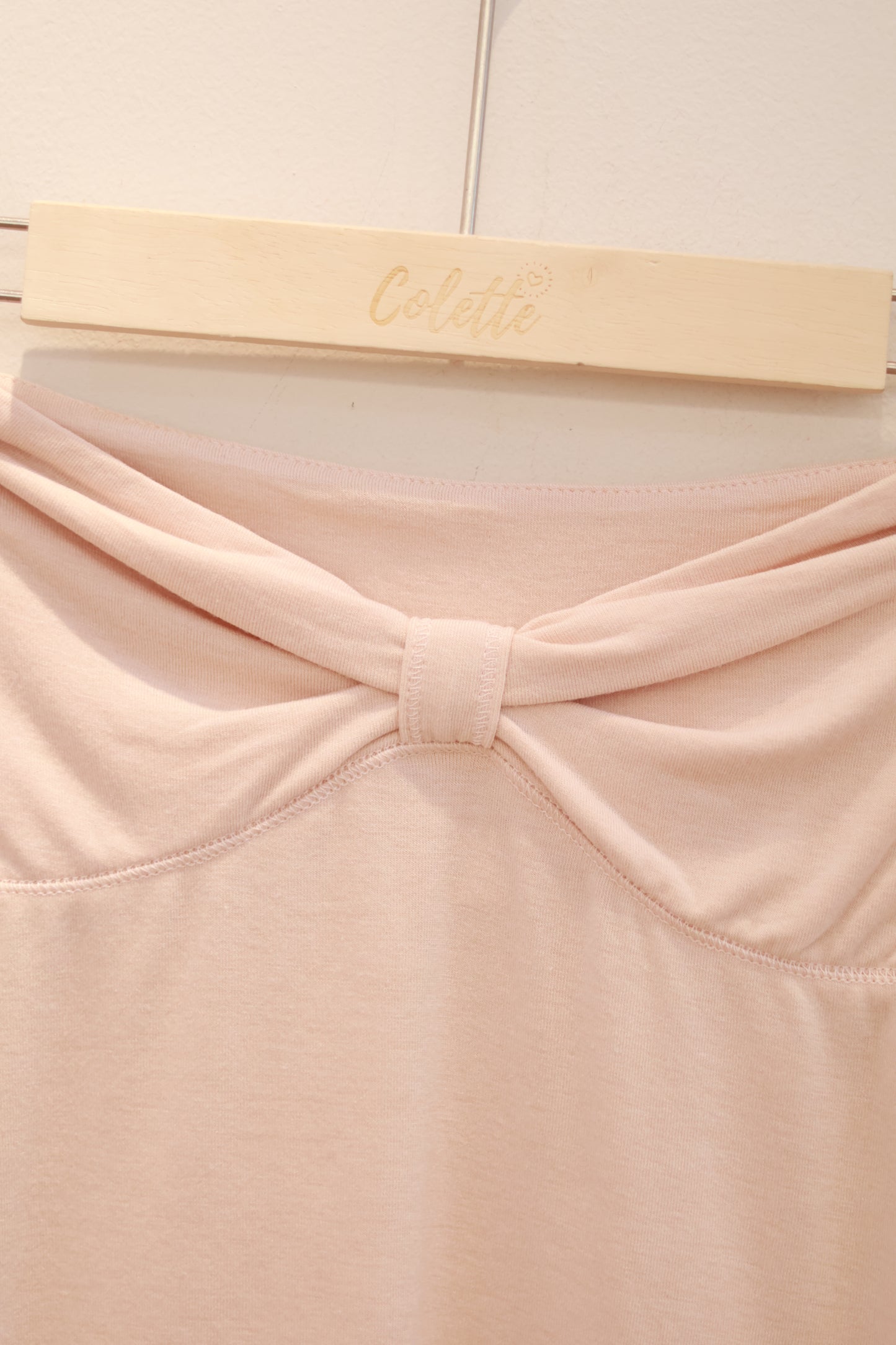 TUBE RIBBON FLOWY TOP