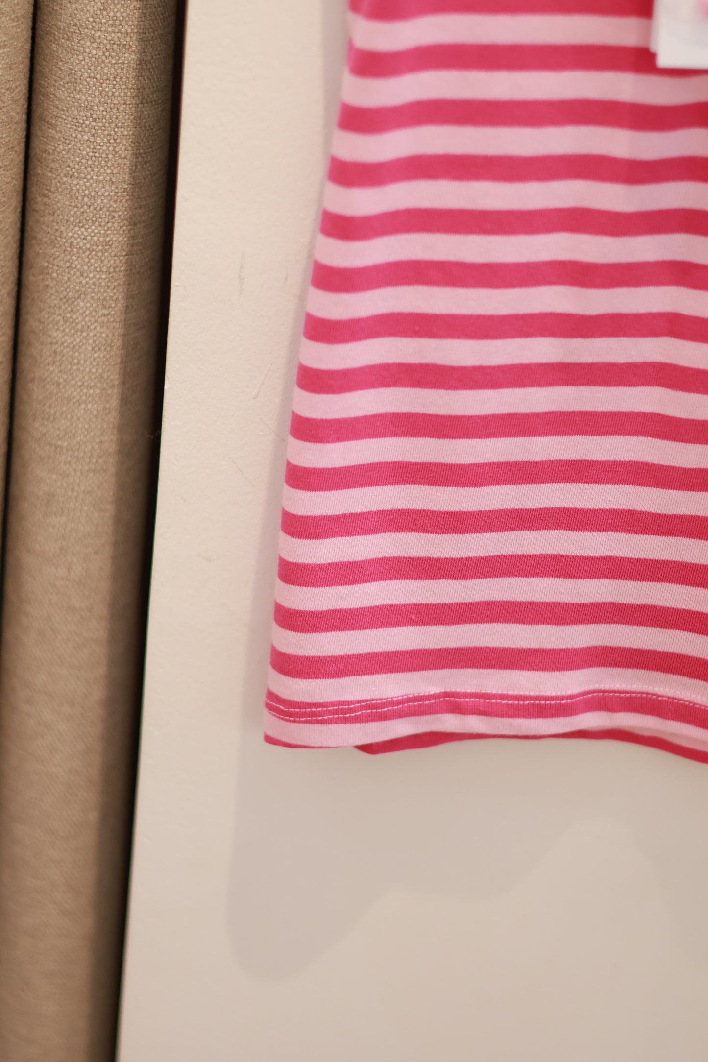SUBDUED Pink Stripe Thin Strap Tank