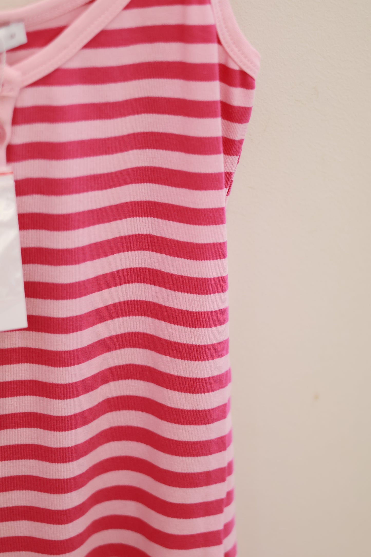 SUBDUED Pink Stripe Thin Strap Tank