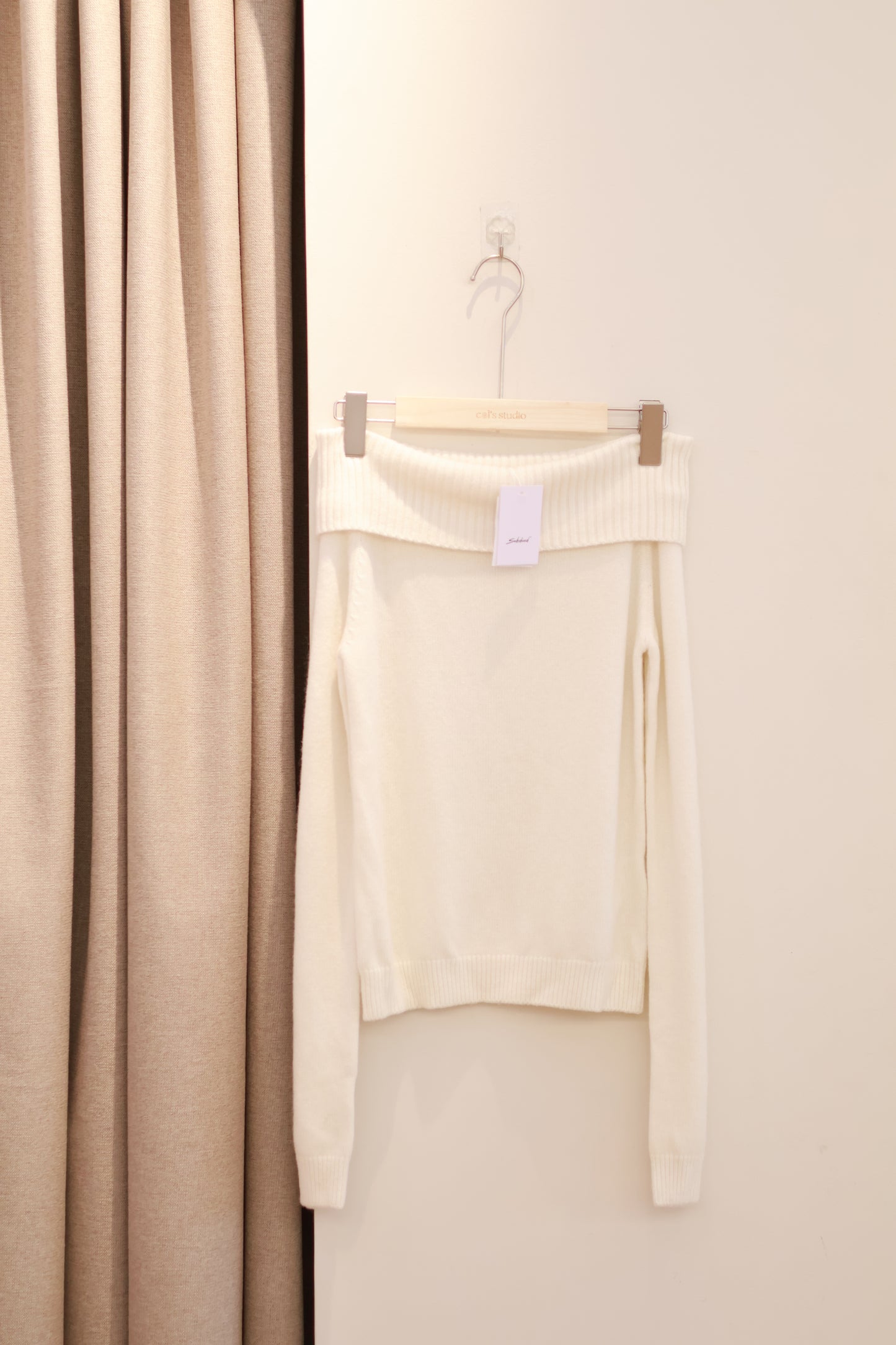 SUBDUED Off Shoulder Sweater - 005