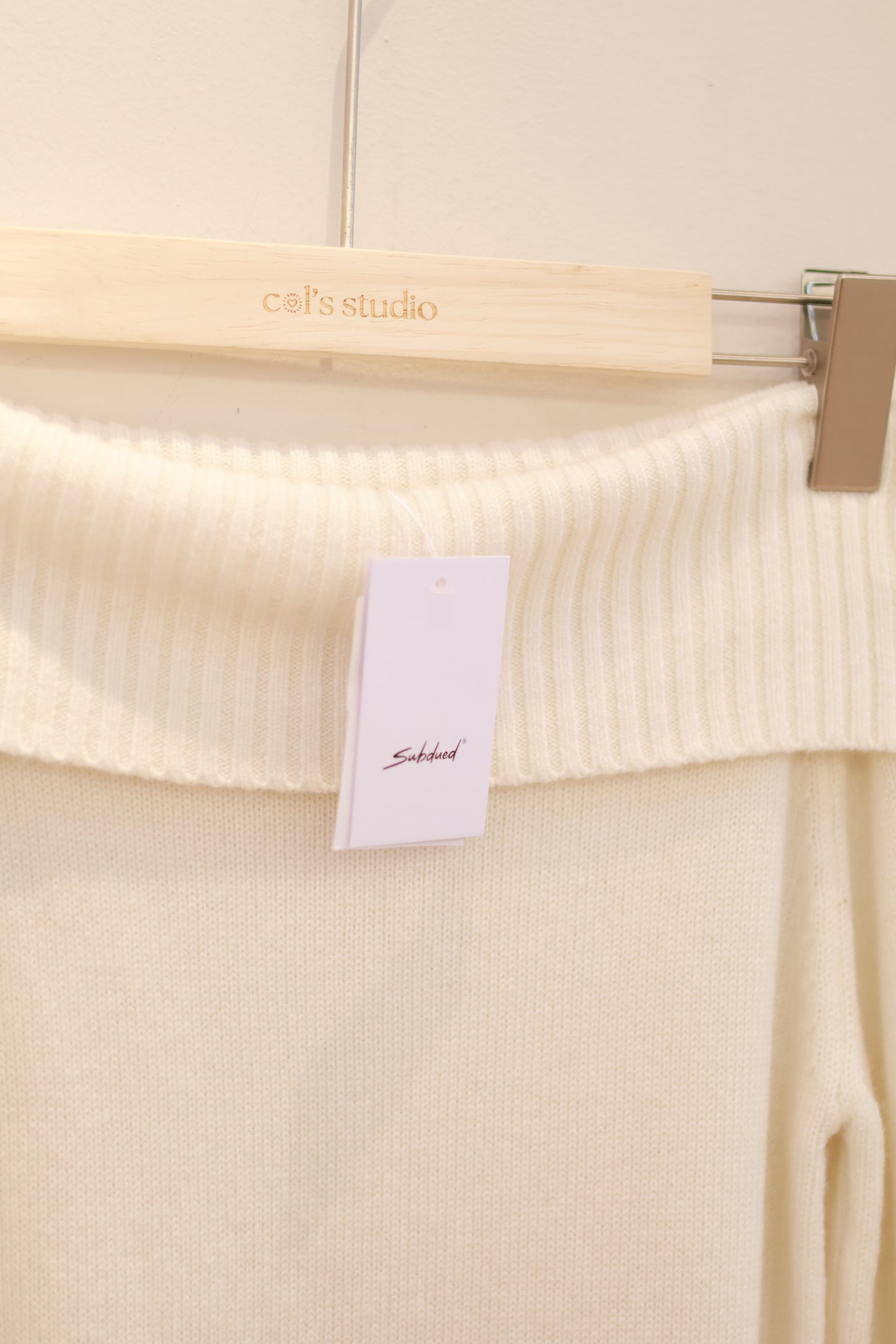 SUBDUED Off Shoulder Sweater - 005