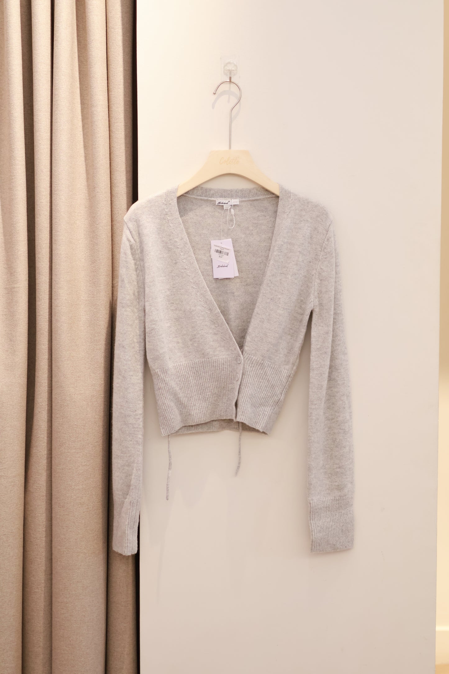 SUBDUED V-Neck Sweater - Grey