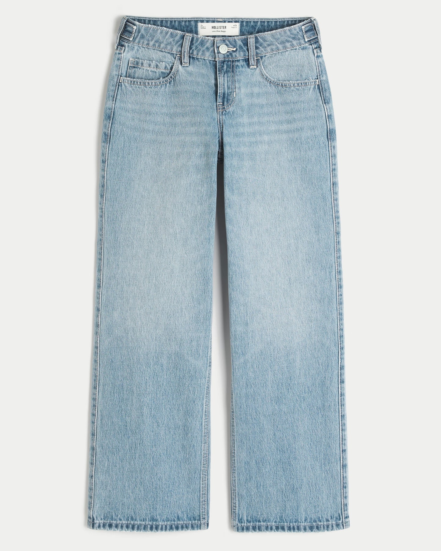 Hollister Andi Light Wash Baggy Jean