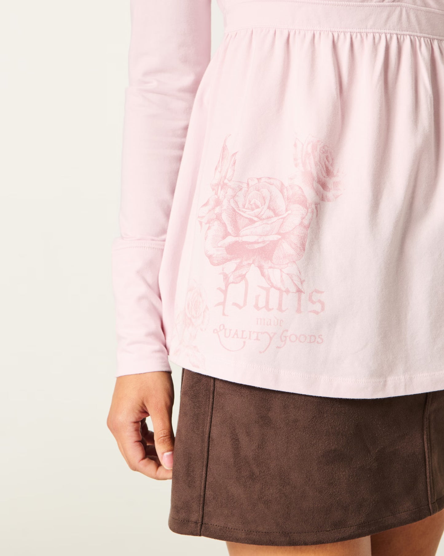 HOLLISTER Long-Sleeve Pinch Bust