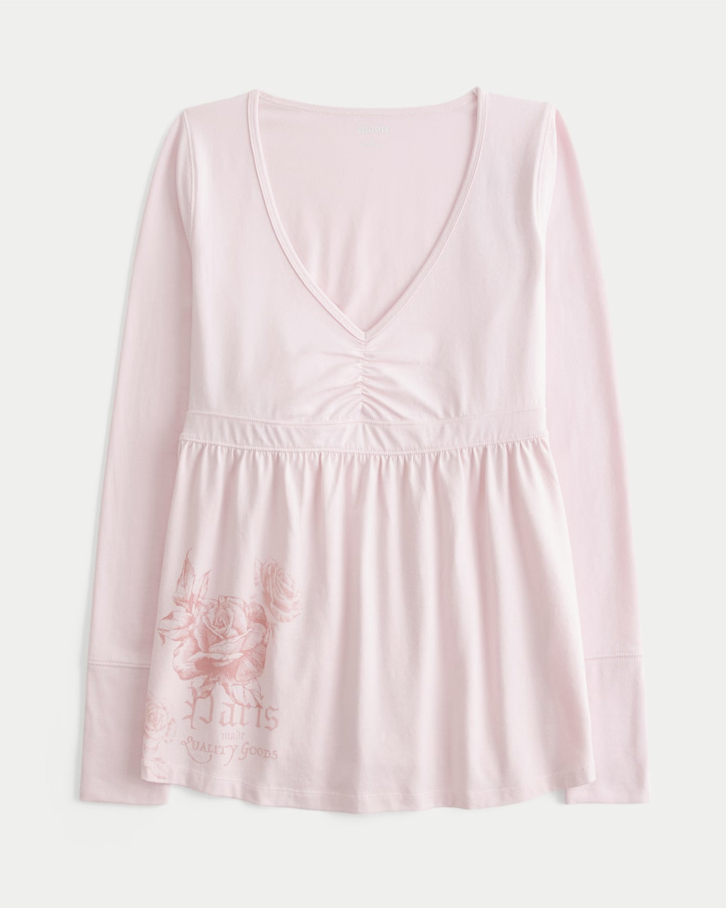 HOLLISTER Long-Sleeve Pinch Bust