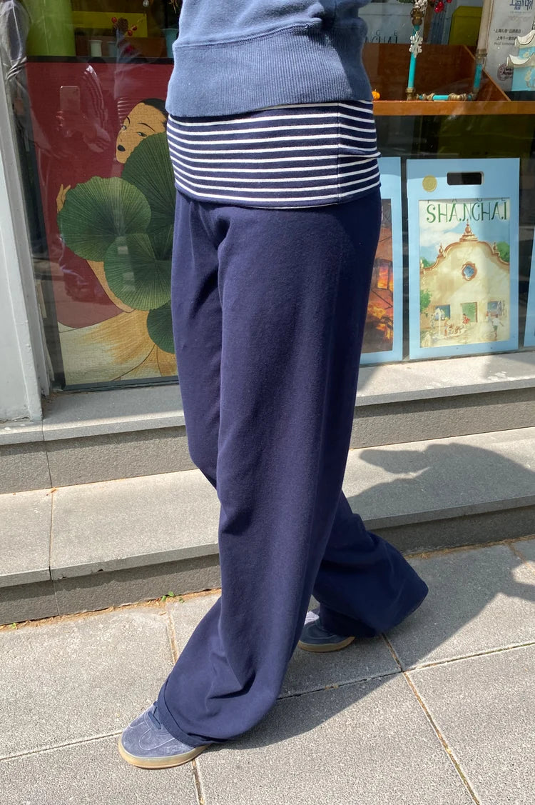 BRANDY Priscilla Pants  -NAVY STRIPES