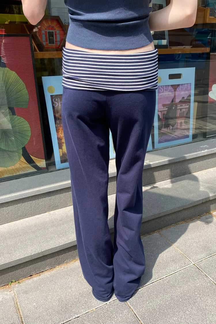 BRANDY Priscilla Pants  -NAVY STRIPES