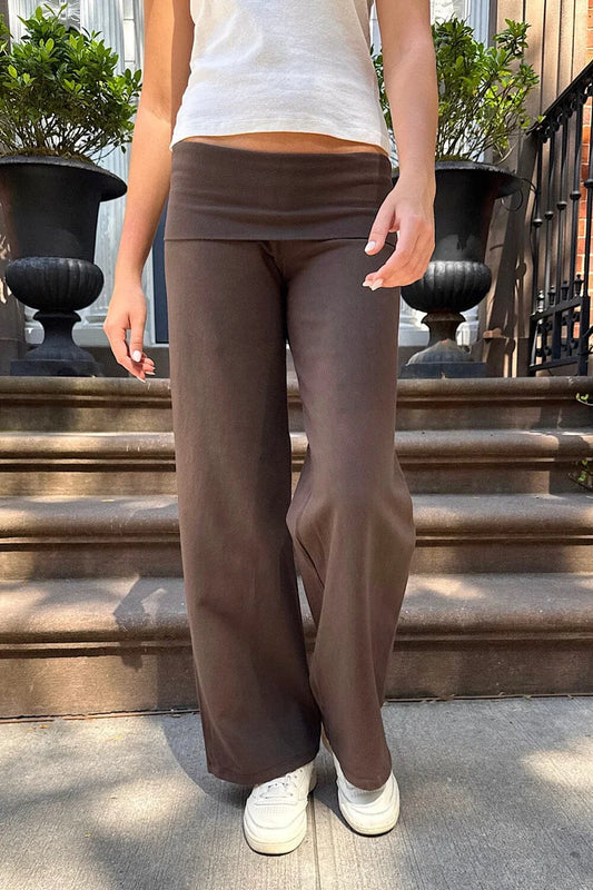 BRANDY Priscilla Pants  -DARK BROWN