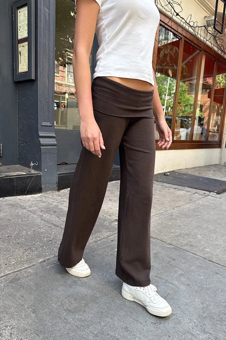BRANDY Priscilla Pants  -DARK BROWN