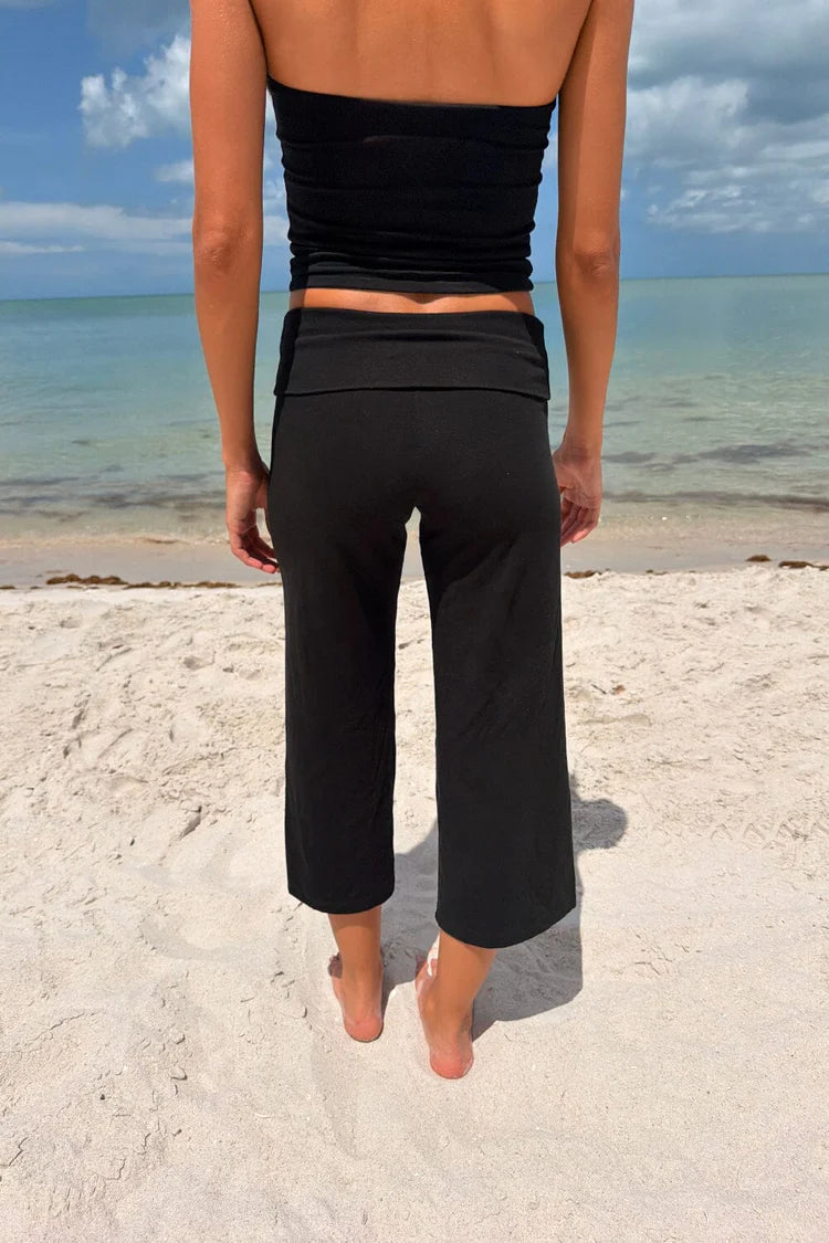 BRANDY Priscilla Capri Pants- black