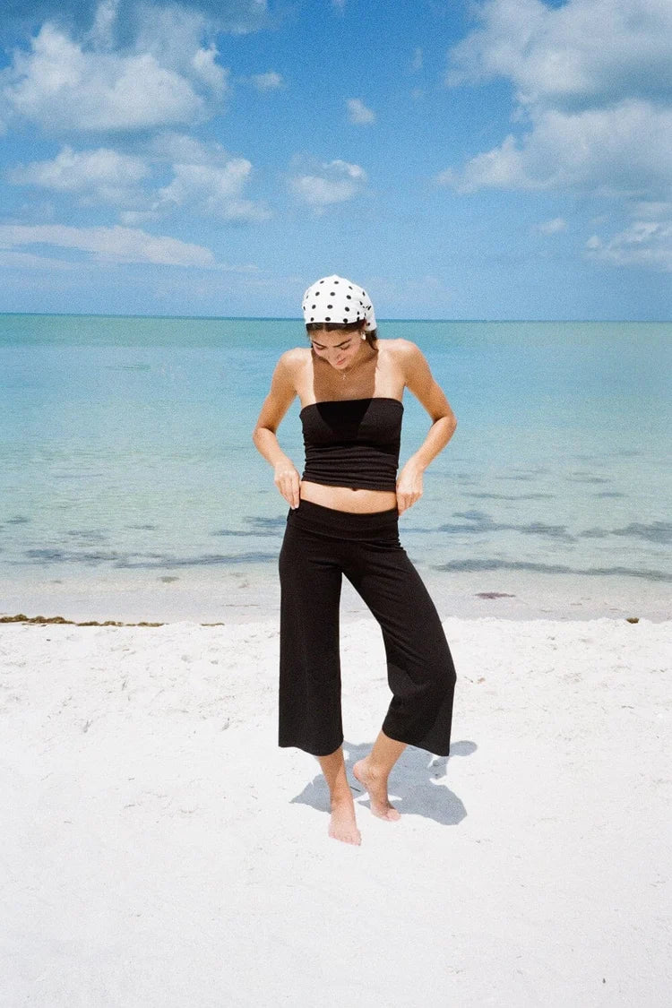 BRANDY Priscilla Capri Pants- black